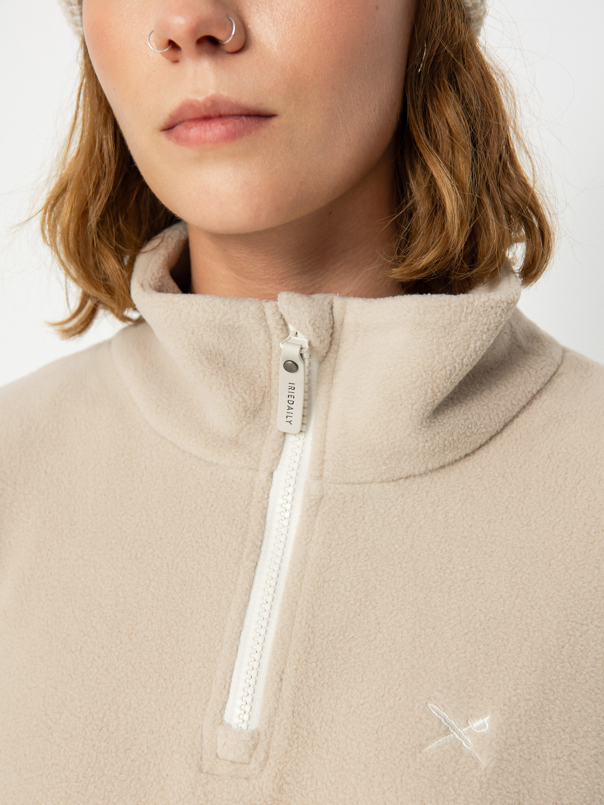 Női Iriedaily Holina Polár pulóver (piquant green)