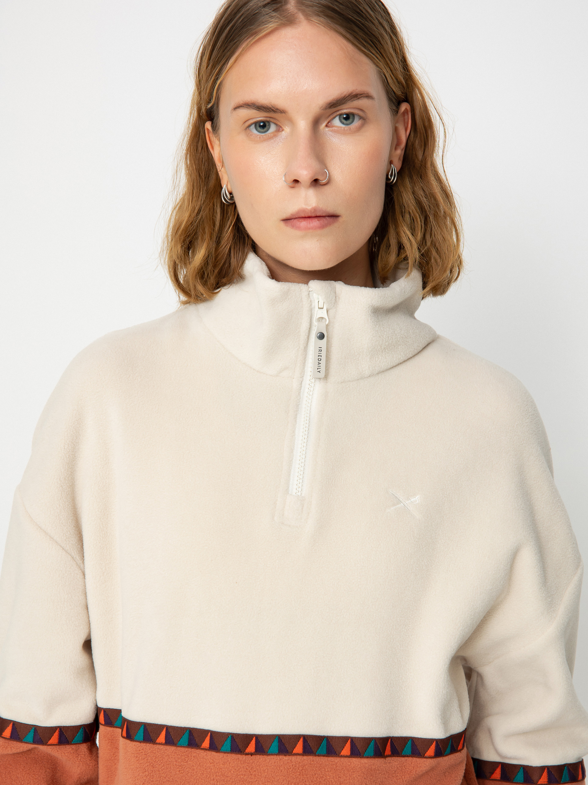 Női Iriedaily Holina Polár pulóver (cedar wood)