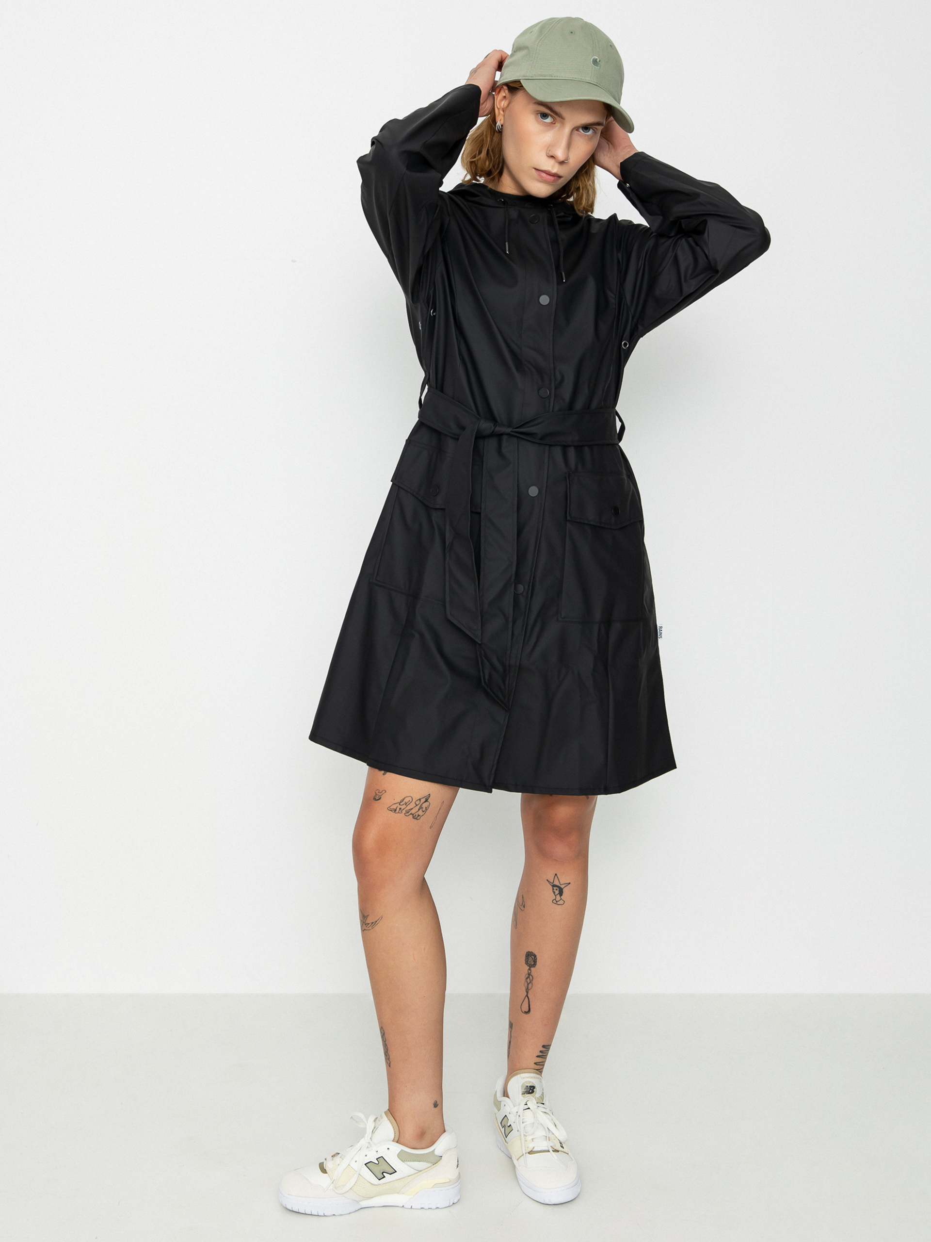 Rains Curve Jacket Dzseki Wmn (black)