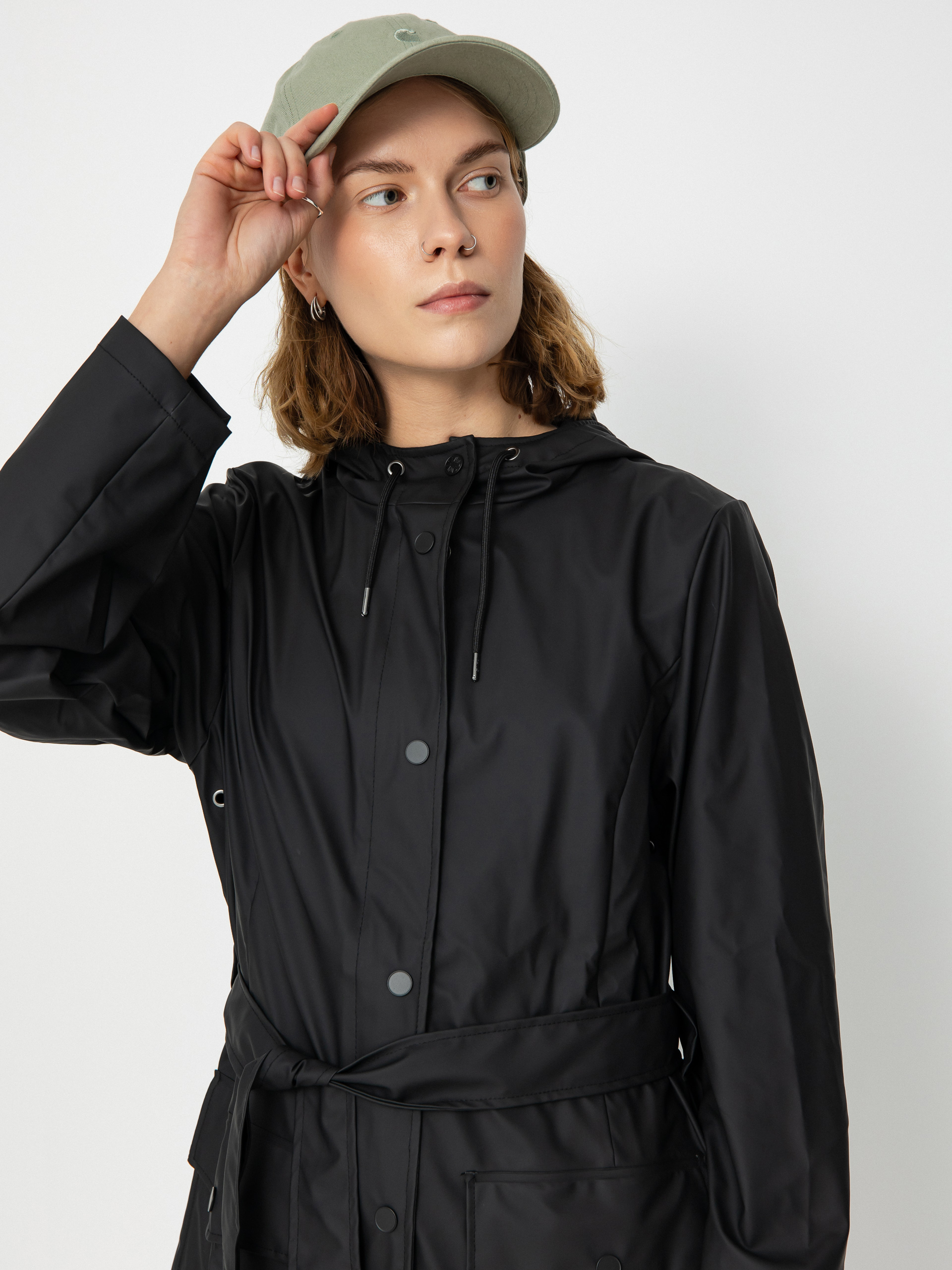 Rains Curve Jacket Dzseki Wmn (black)