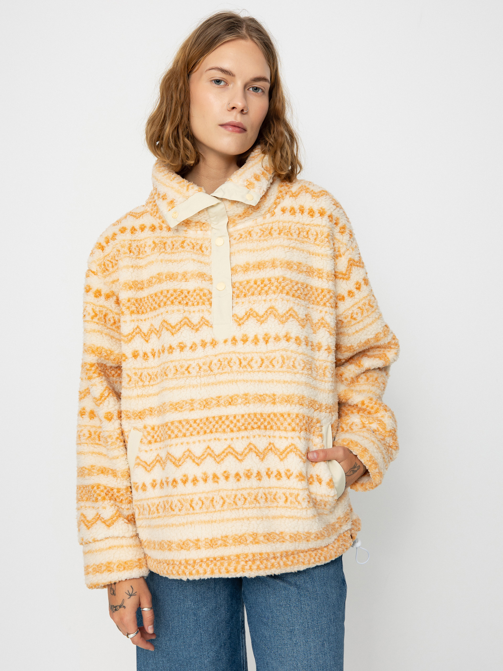 Női Rip Curl La Isla Polár pulóver (off white)