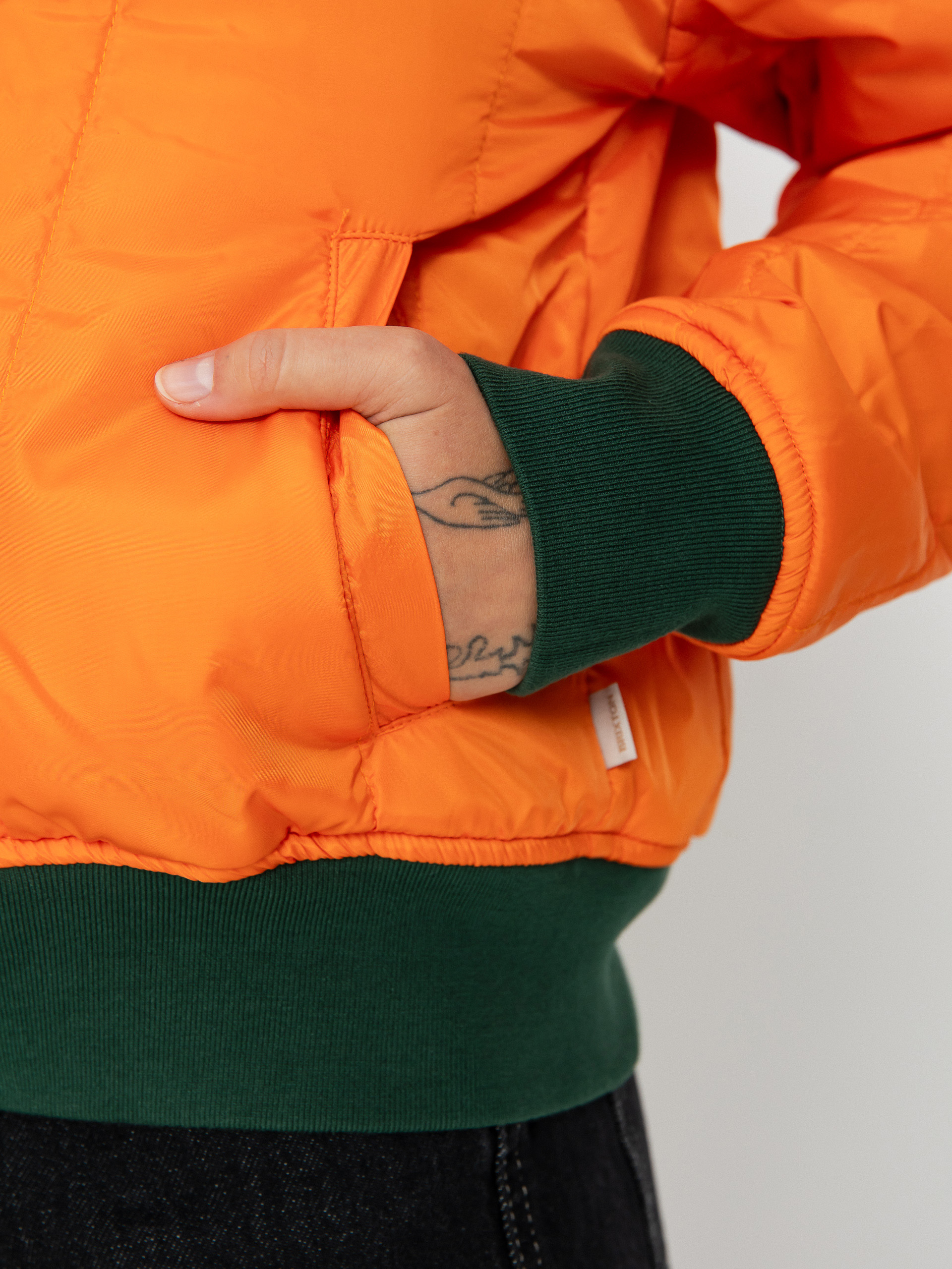 Brixton Utopia Reversible Bomber Dzseki Wmn (pine needle)