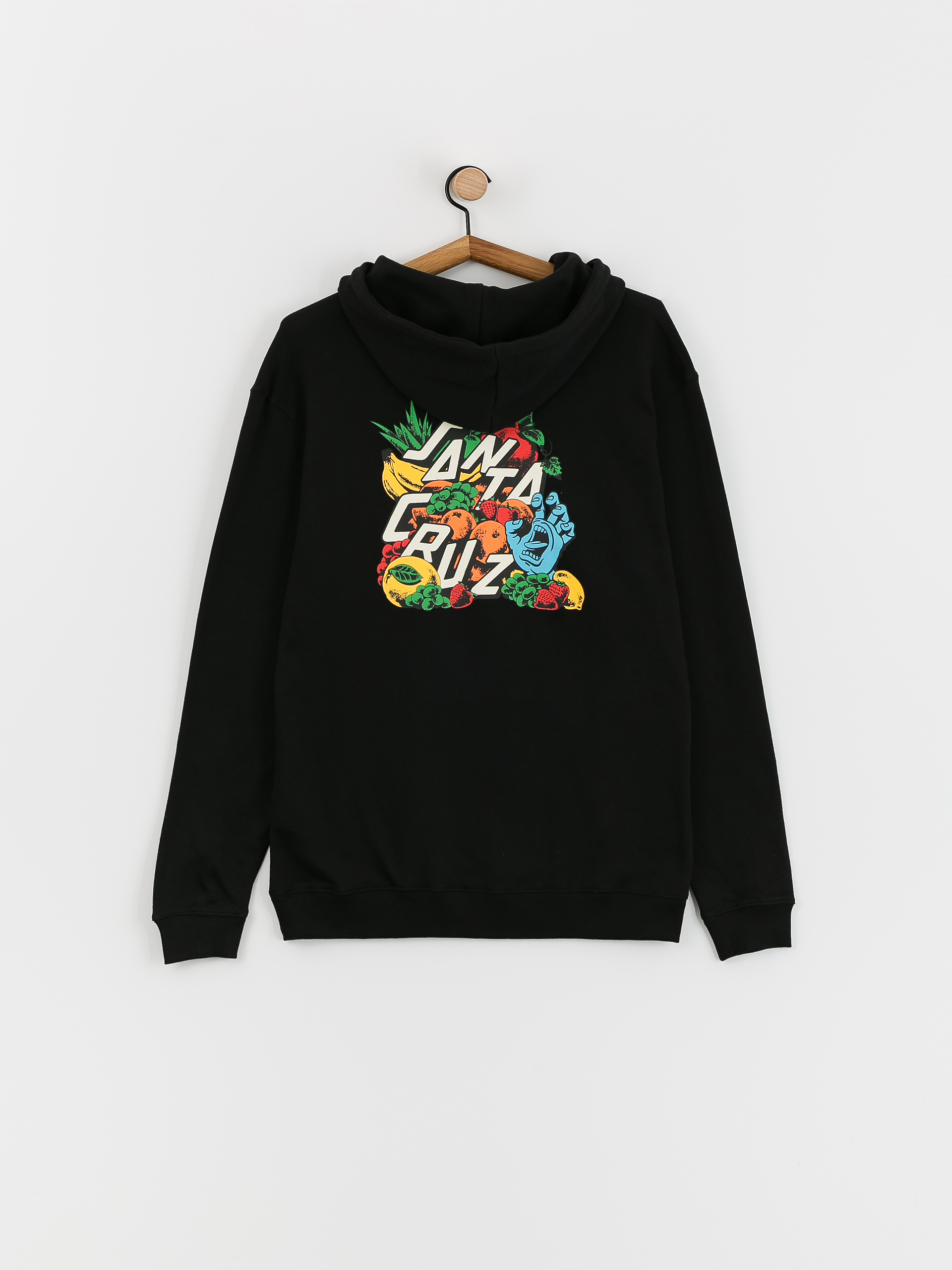 Santa Cruz Platter HD Kapucnis pulóver (black)