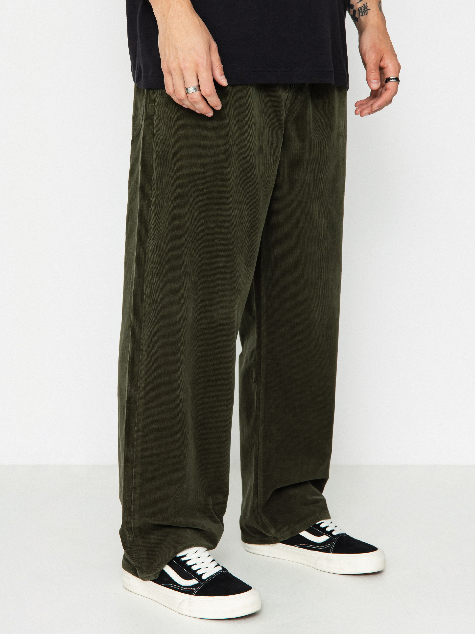 Volcom Outer Spaced Casual Kisnadrág (squadron green)