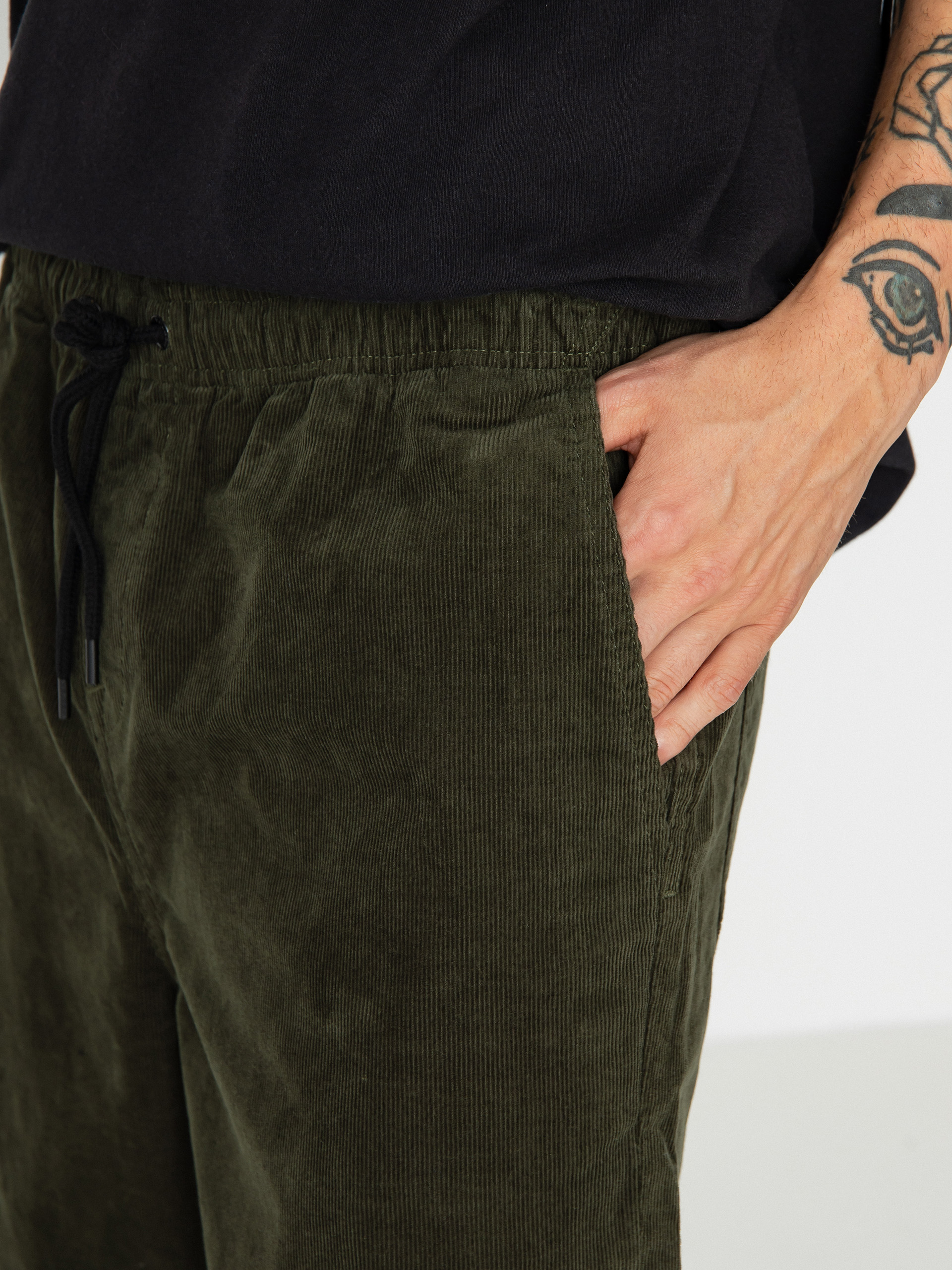 Volcom Outer Spaced Casual Kisnadrág (squadron green)