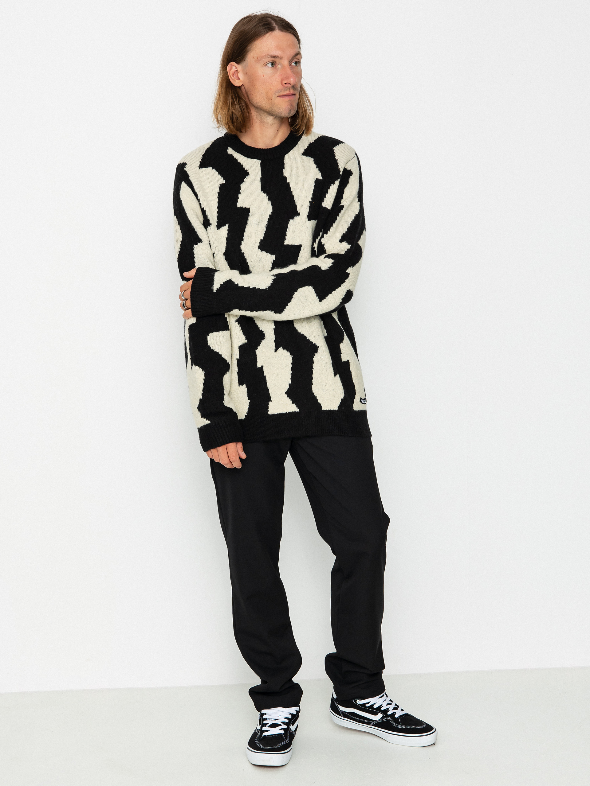 Volcom Anarchietour Pulóver (dirty white)