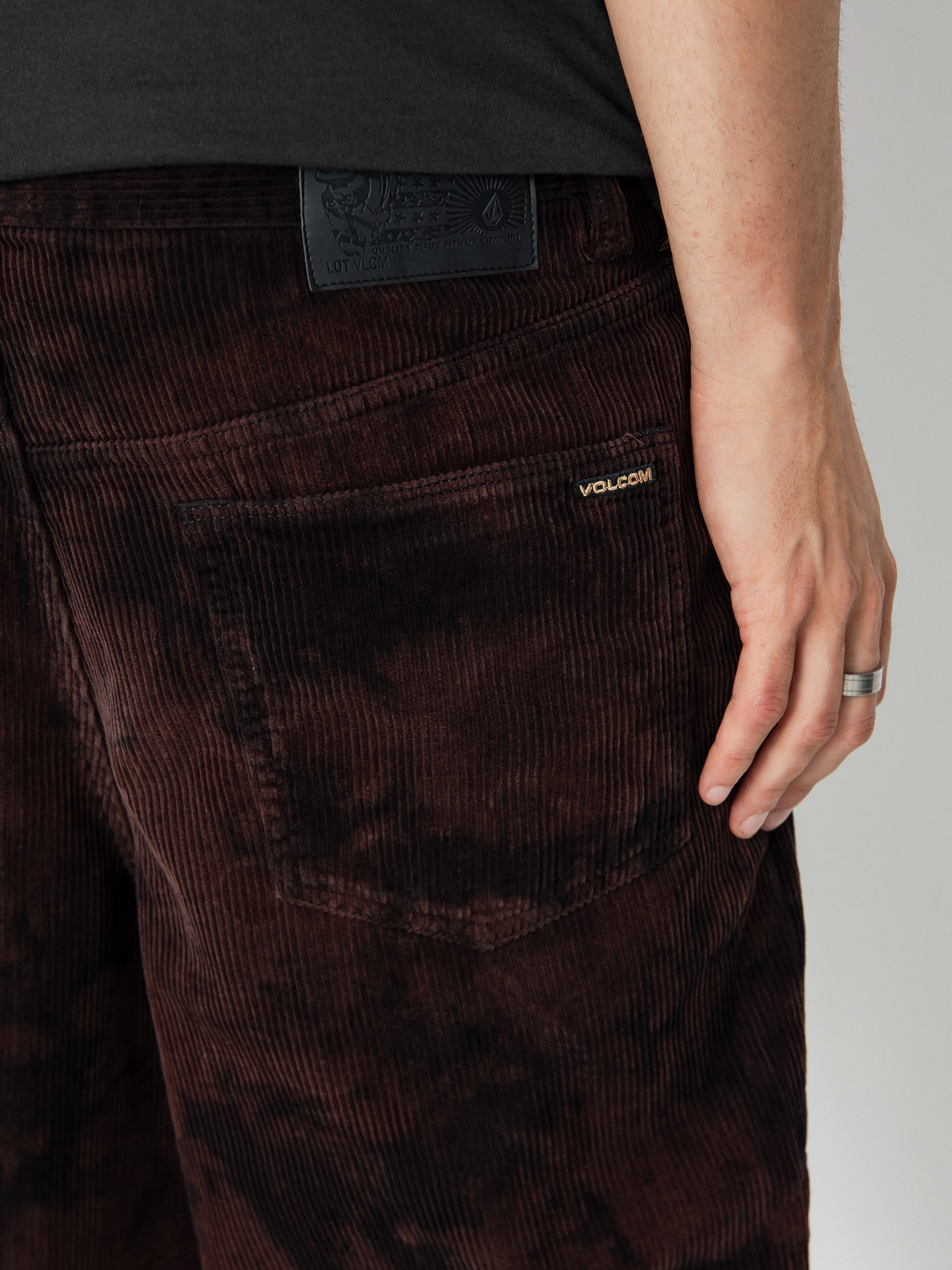 Volcom Billow Tapered Cord Kisnadrág (bitter chocolate)