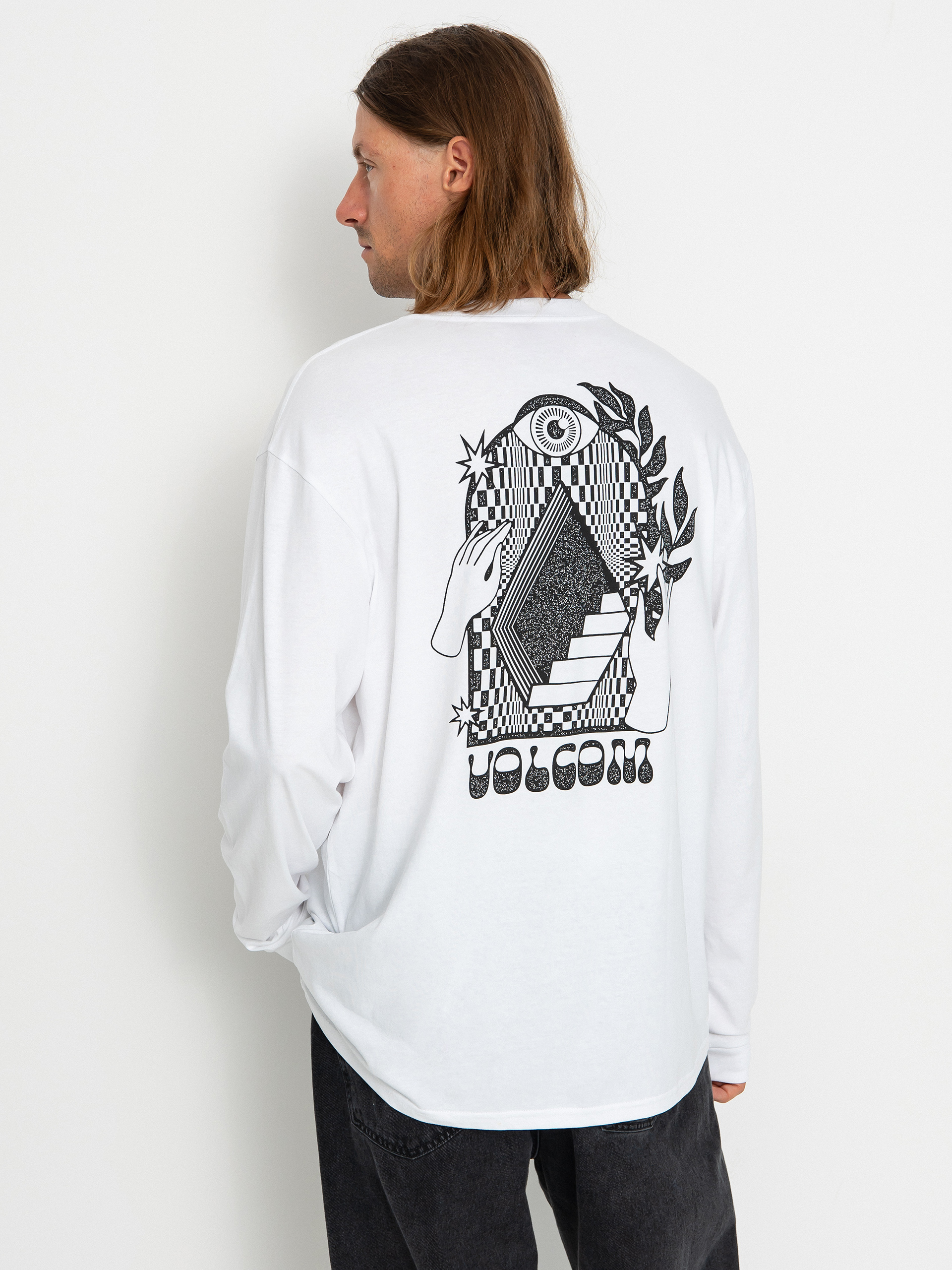 Volcom Stairway Hosszú ujjú felső (white)