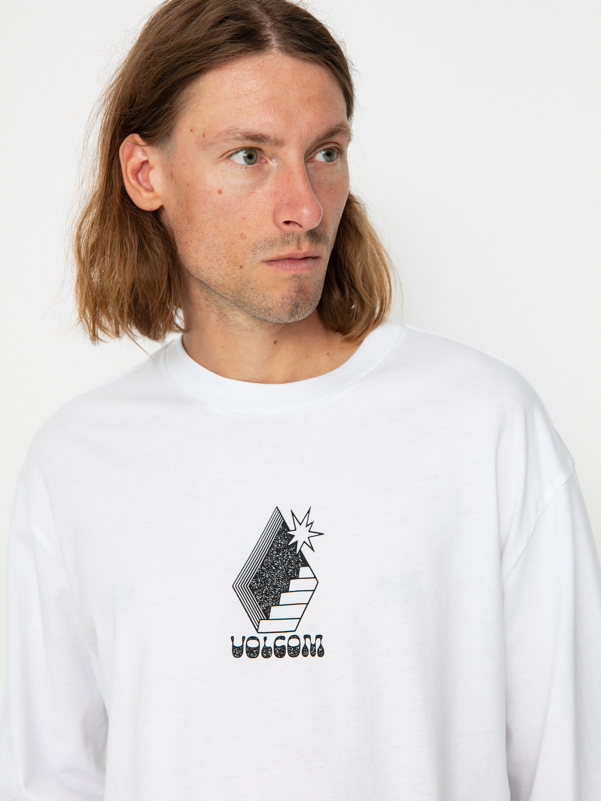 Volcom Stairway Hosszú ujjú felső (white)