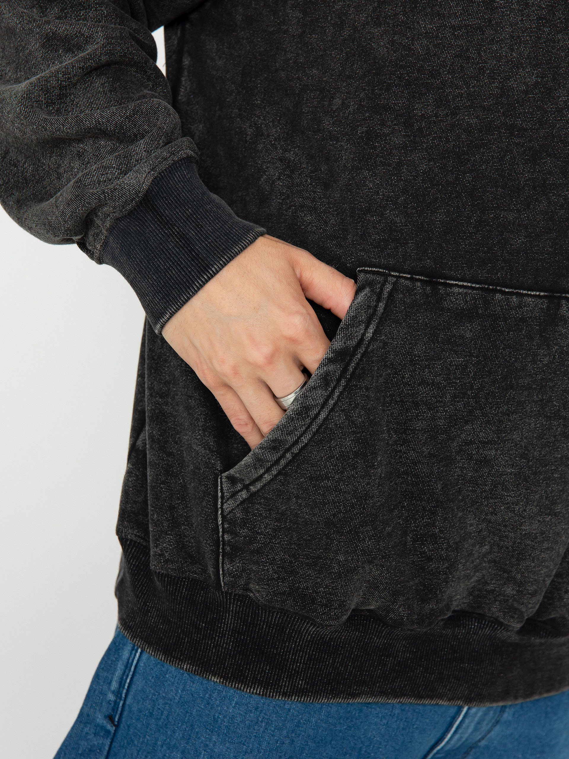 Volcom Acid Wall HD Kapucnis pulóver (black)