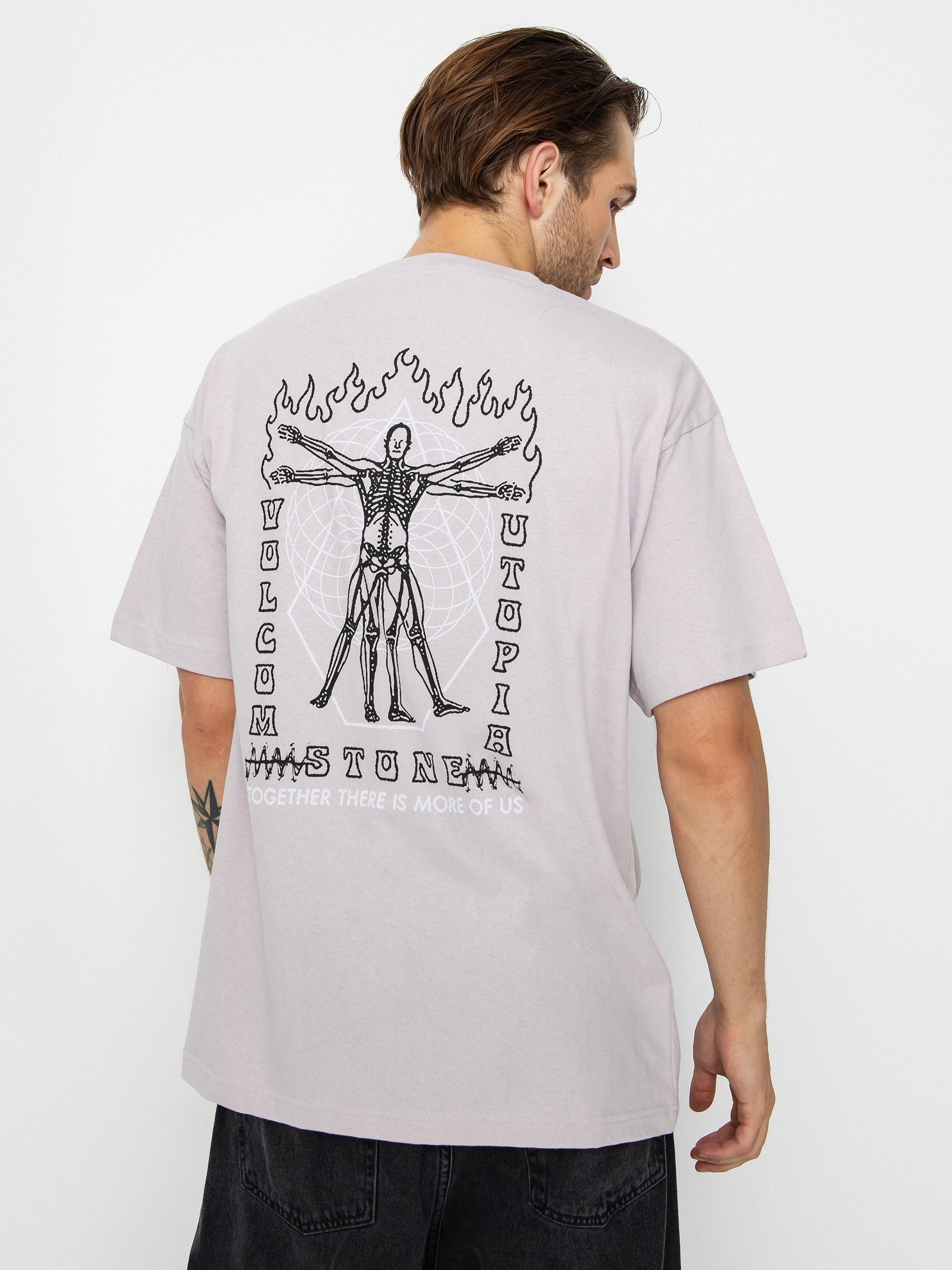 Volcom Utopic Lse Póló (iris purple)