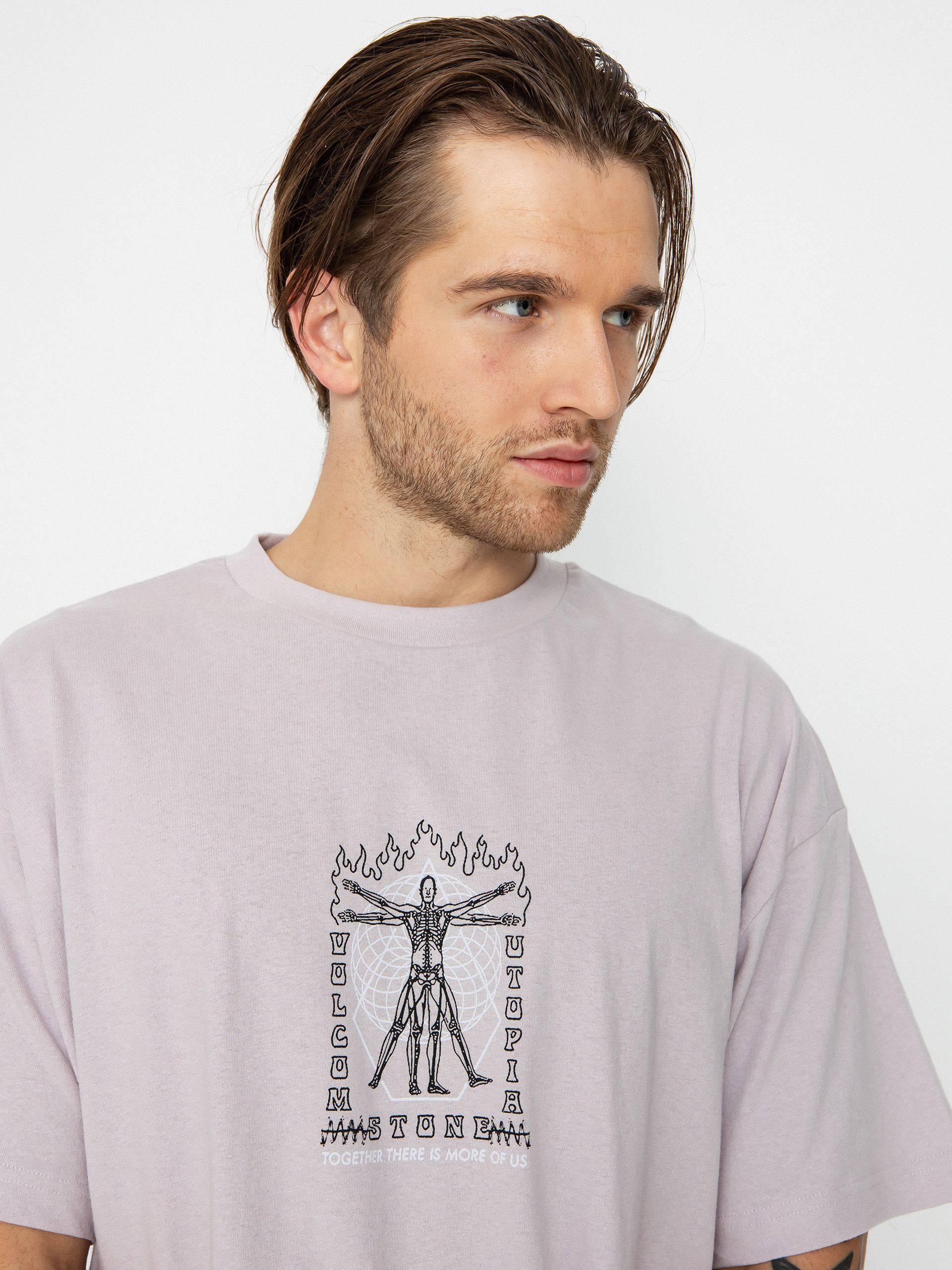 Volcom Utopic Lse Póló (iris purple)