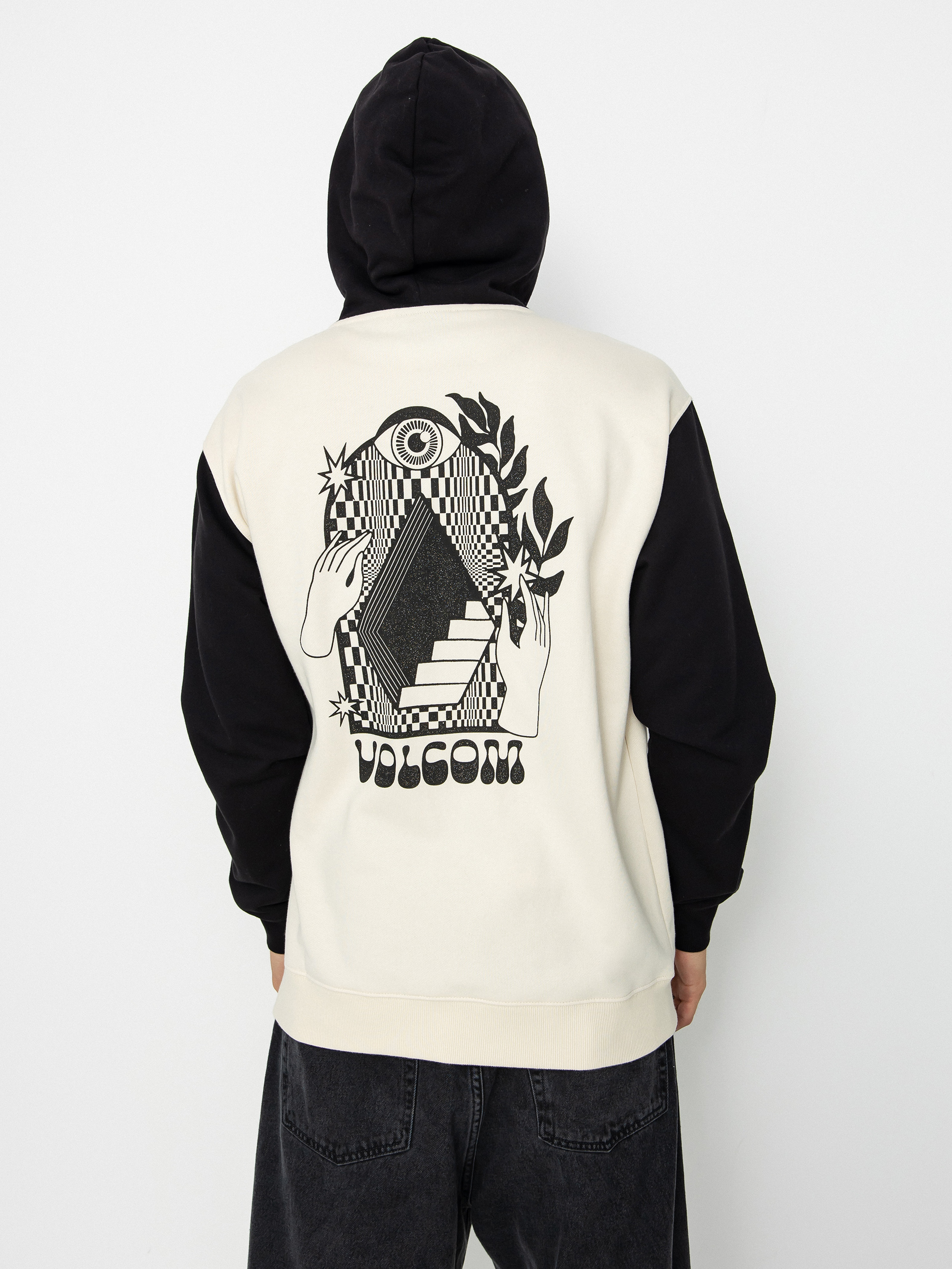 Volcom Watanite ZHD Kapucnis pulóver (dirty white)