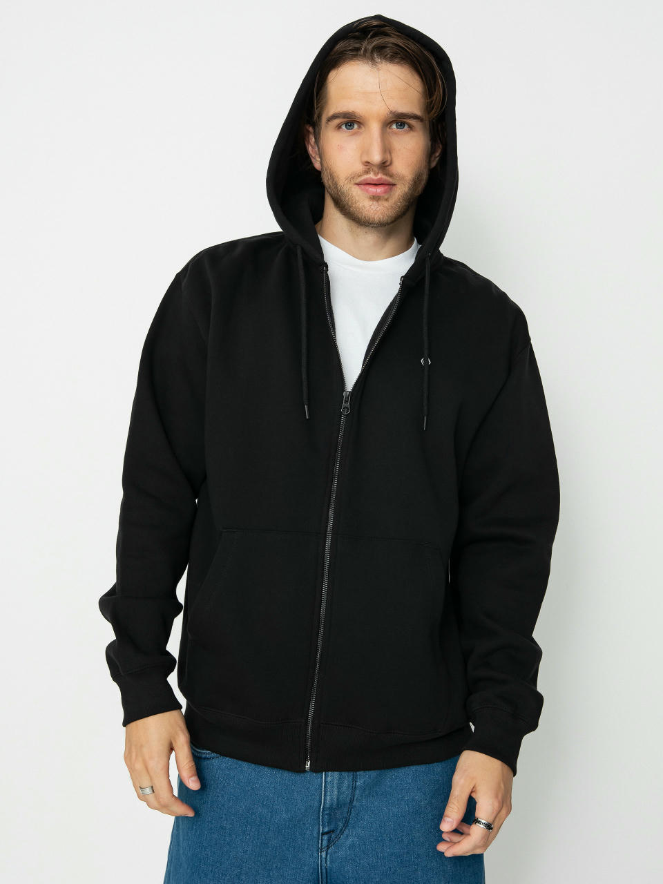 Volcom Single Stone Zip Pulóver (black)