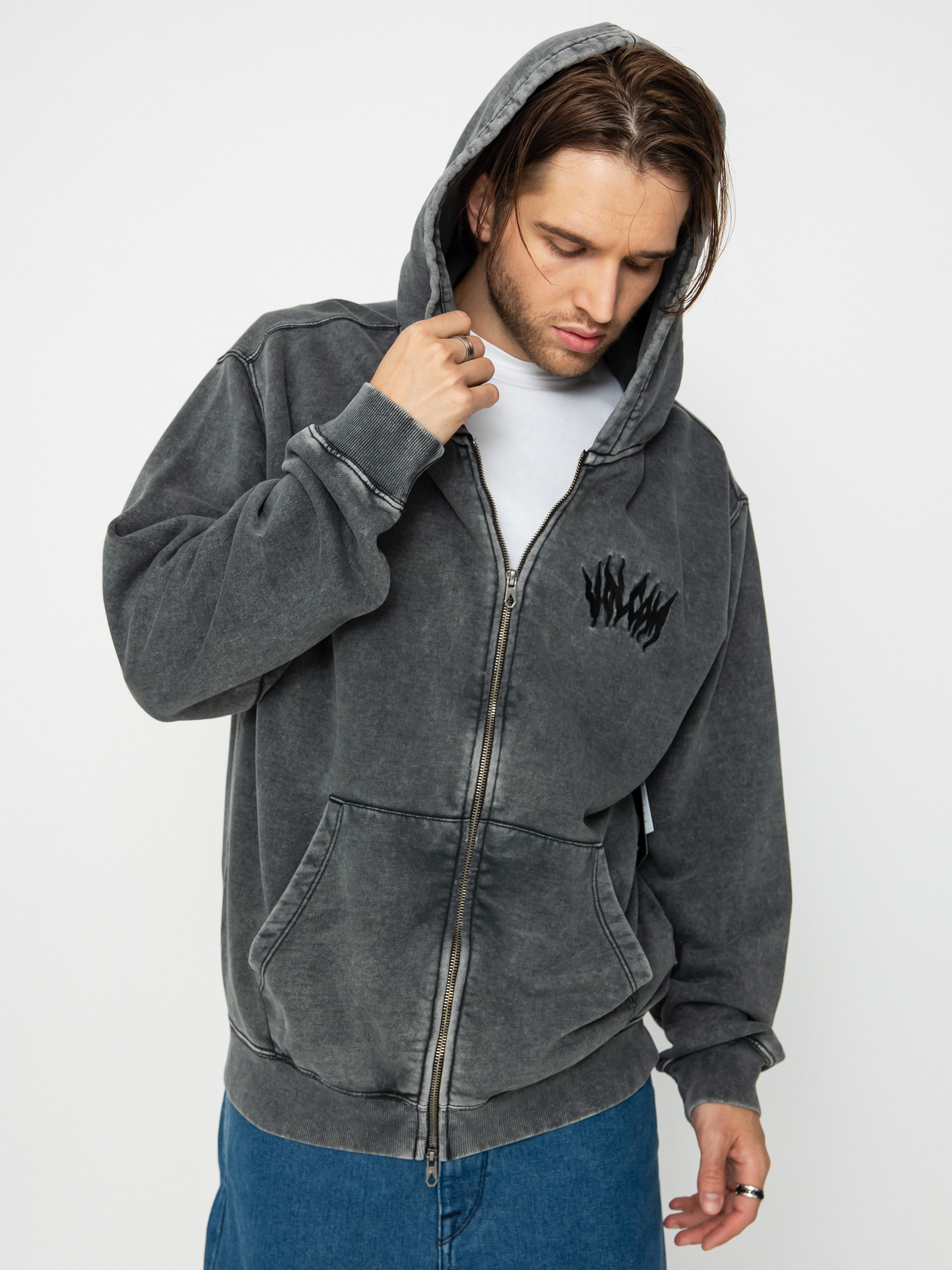 Volcom Issanka Zip Pulóver (black)