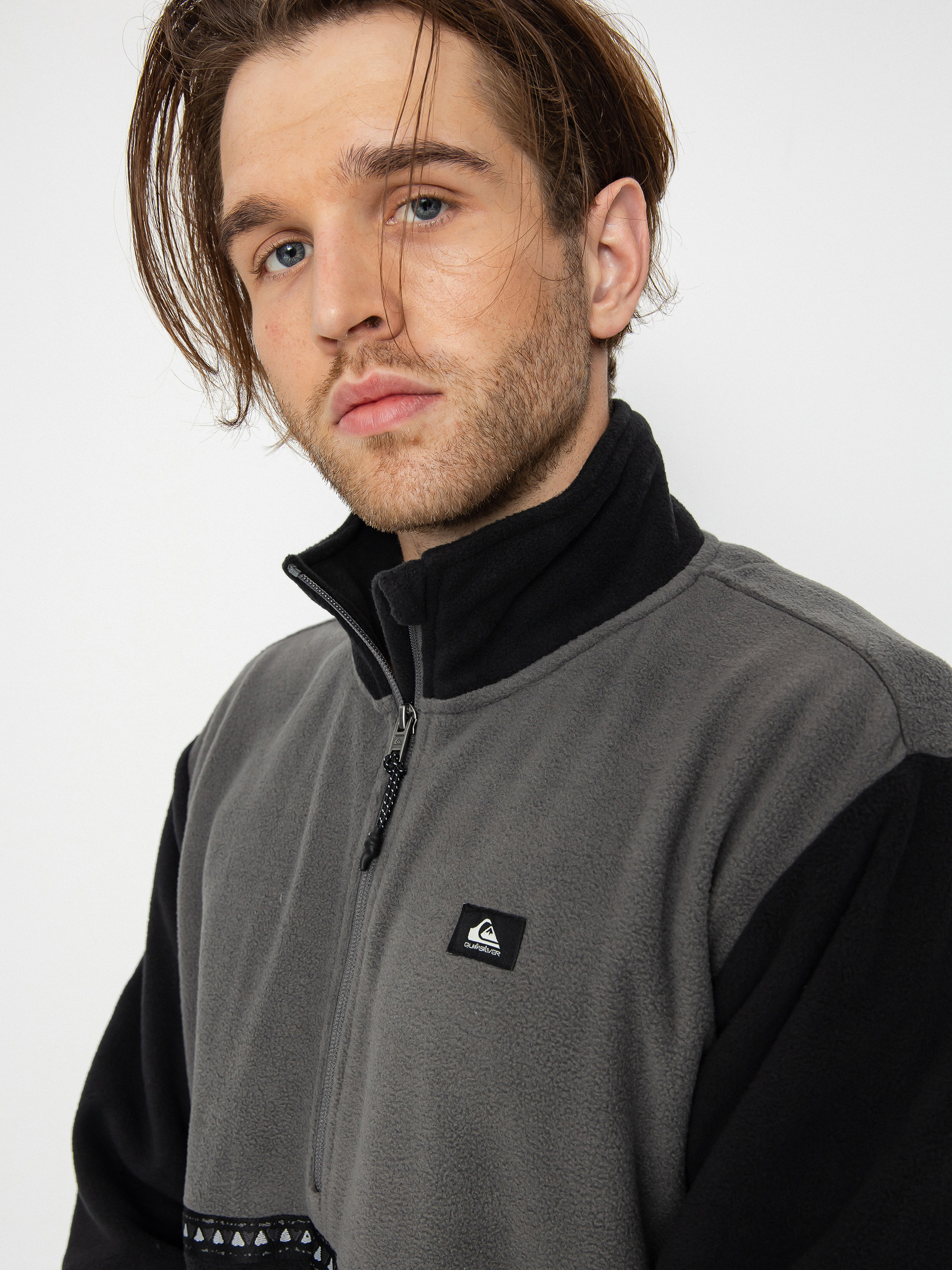 Férfi Quiksilver Taped Off Polár pulóver (black)