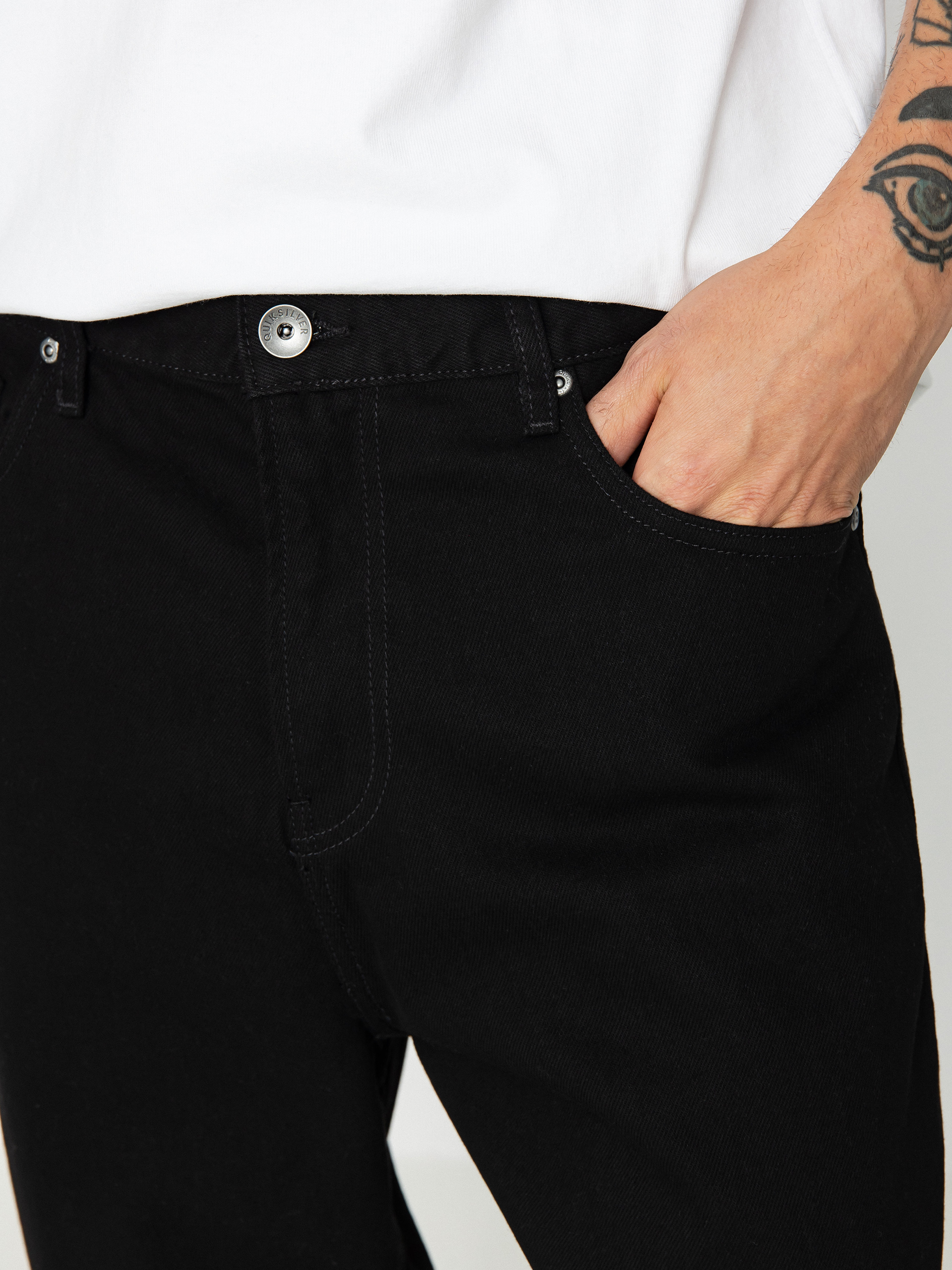 Quiksilver Baggy Black Black Kisnadrág (black black)