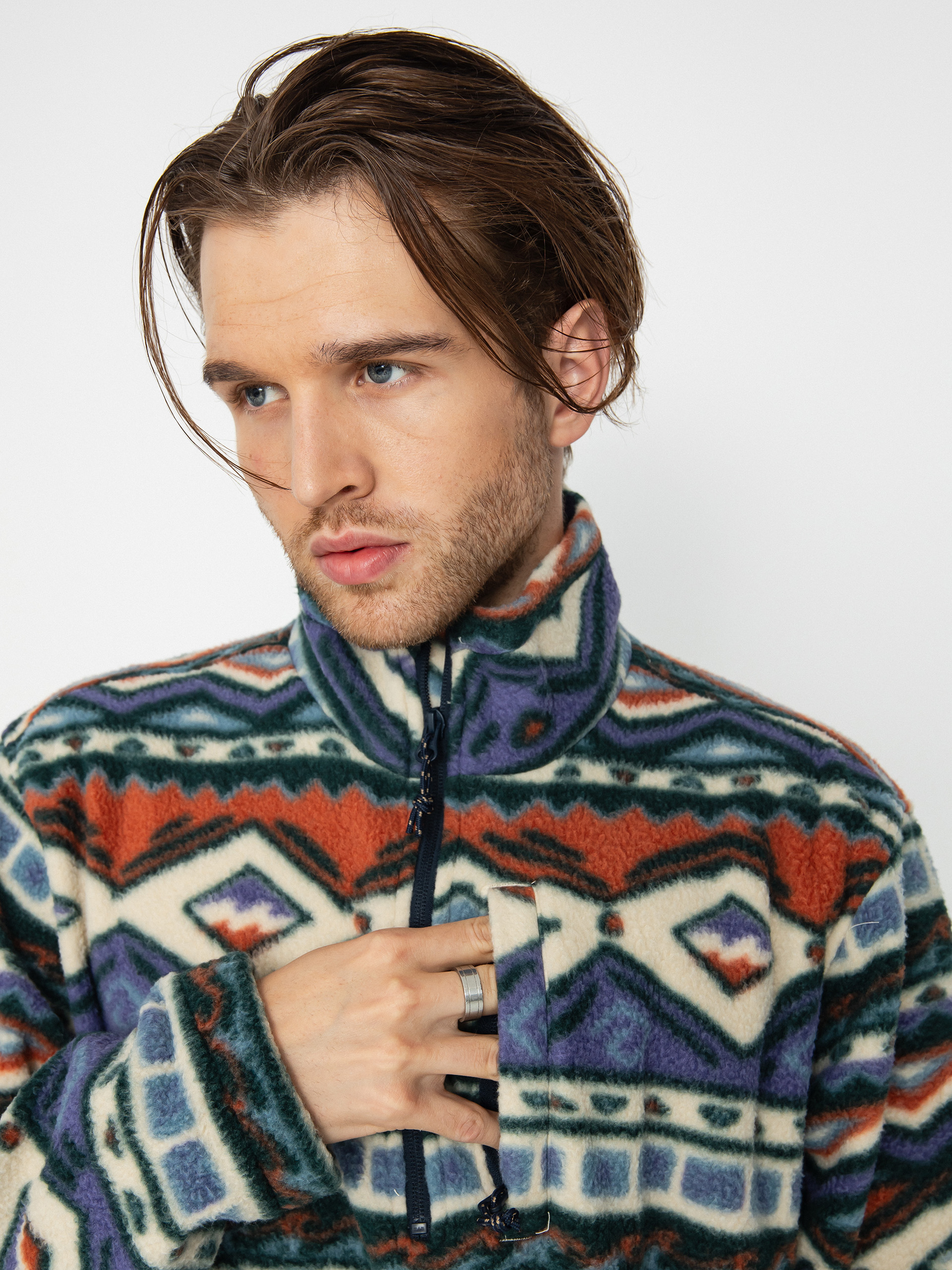 Férfi Billabong Boundary Polár pulóver (multi)