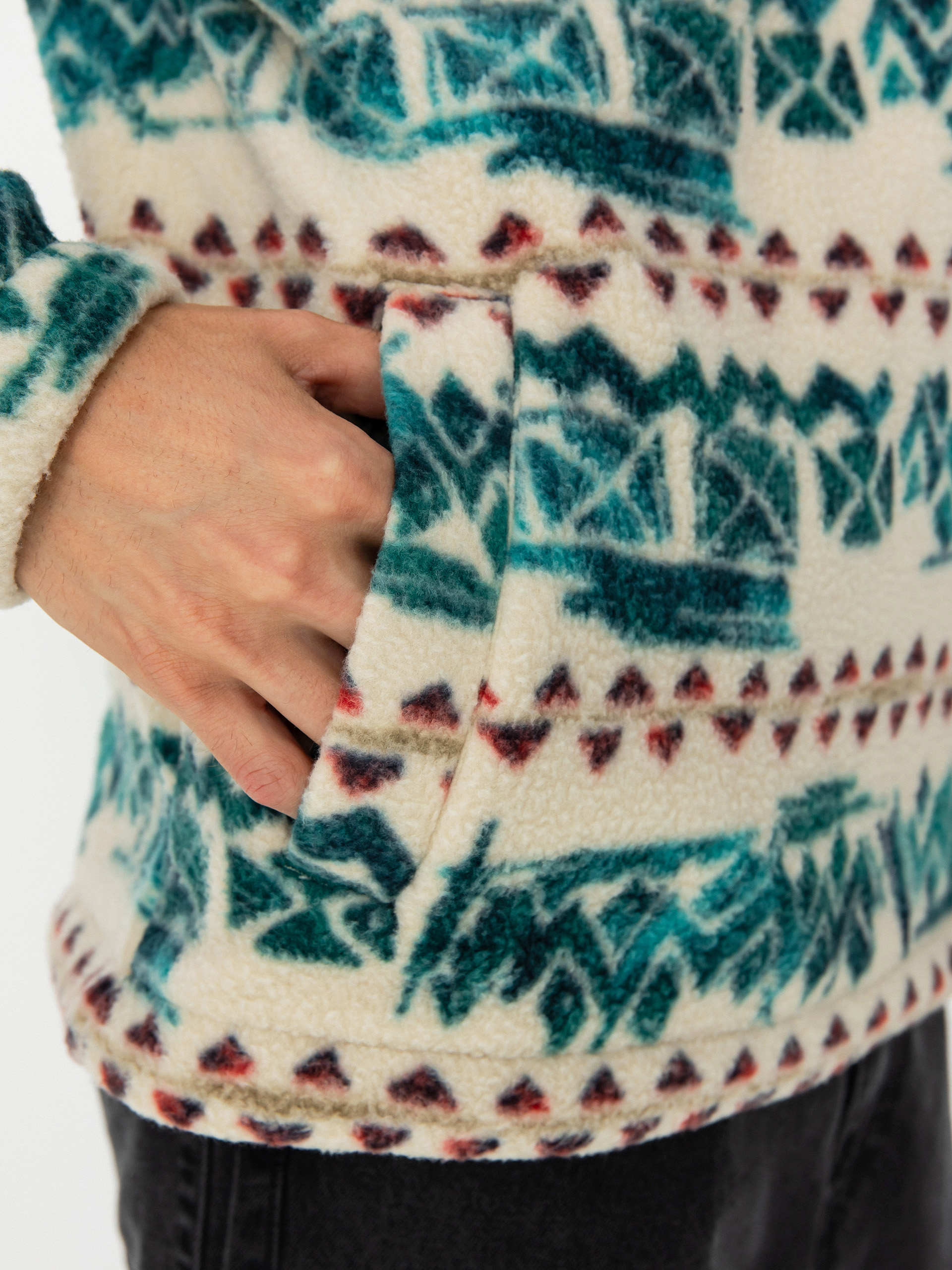 Férfi Billabong Boundary Polár pulóver (bone)