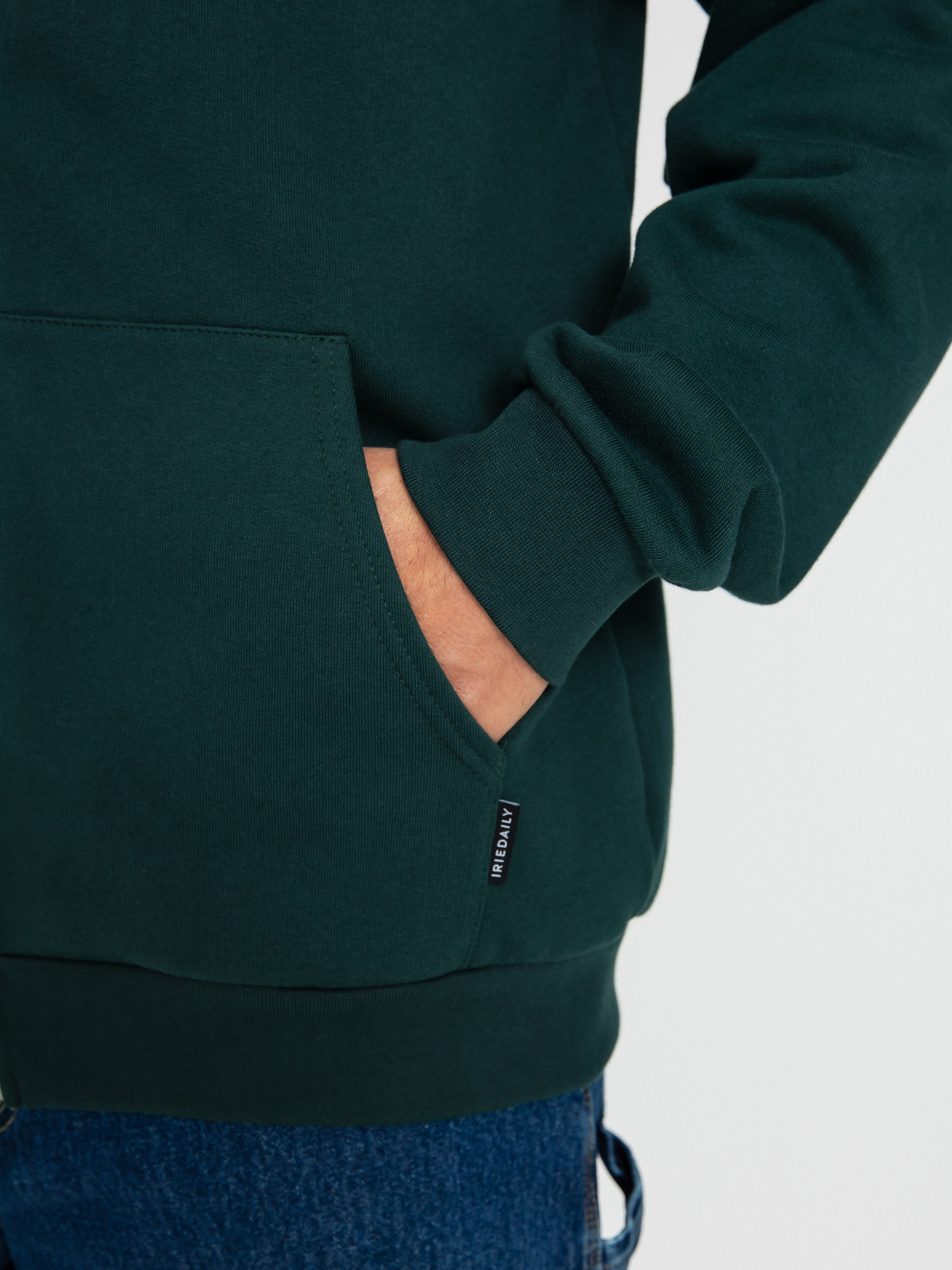 Iriedaily Mini Flag 2 ZHD Kapucnis pulóver (night forest)