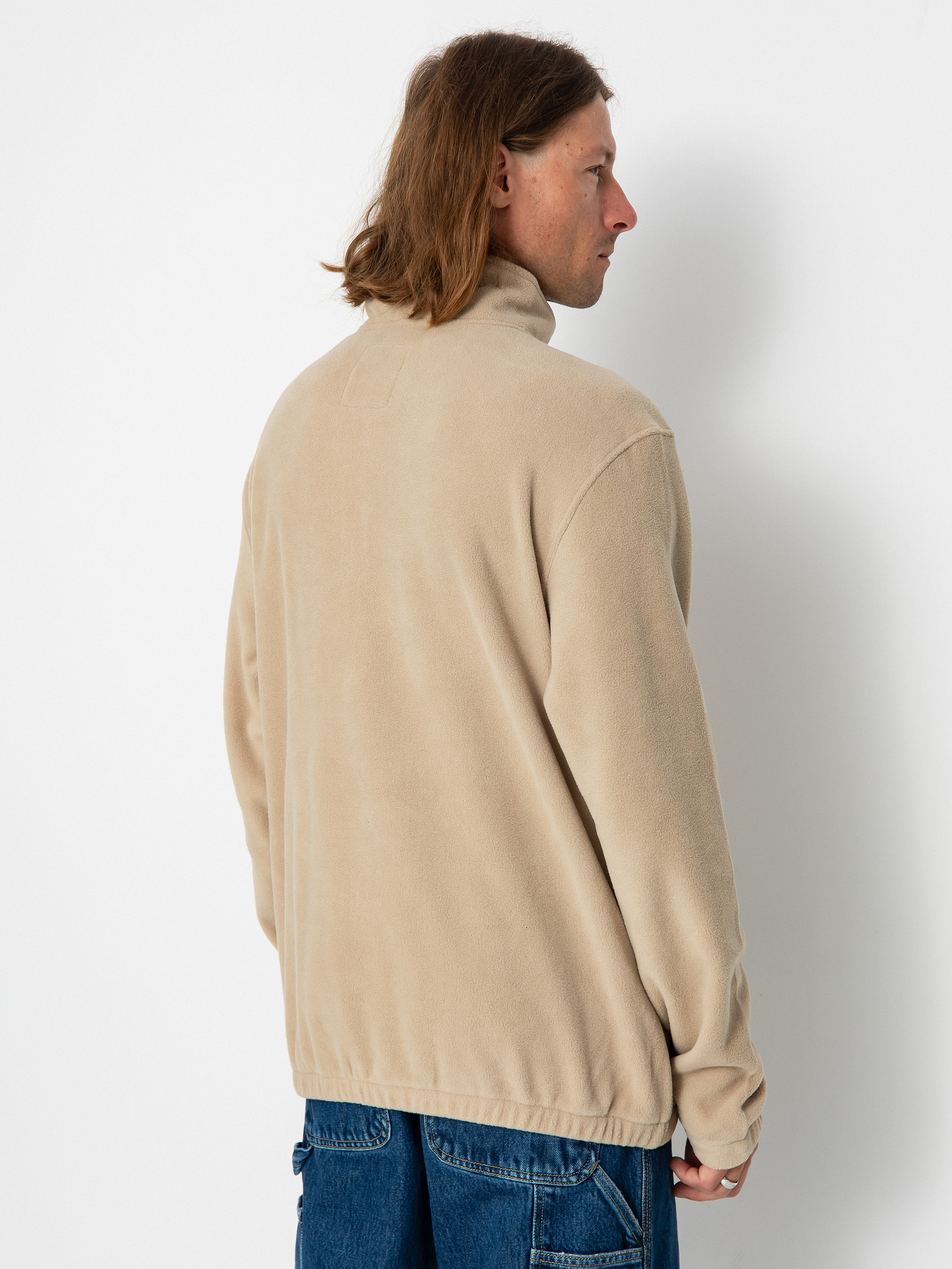 Férfi Iriedaily Kneece Polár pulóver (khaki)