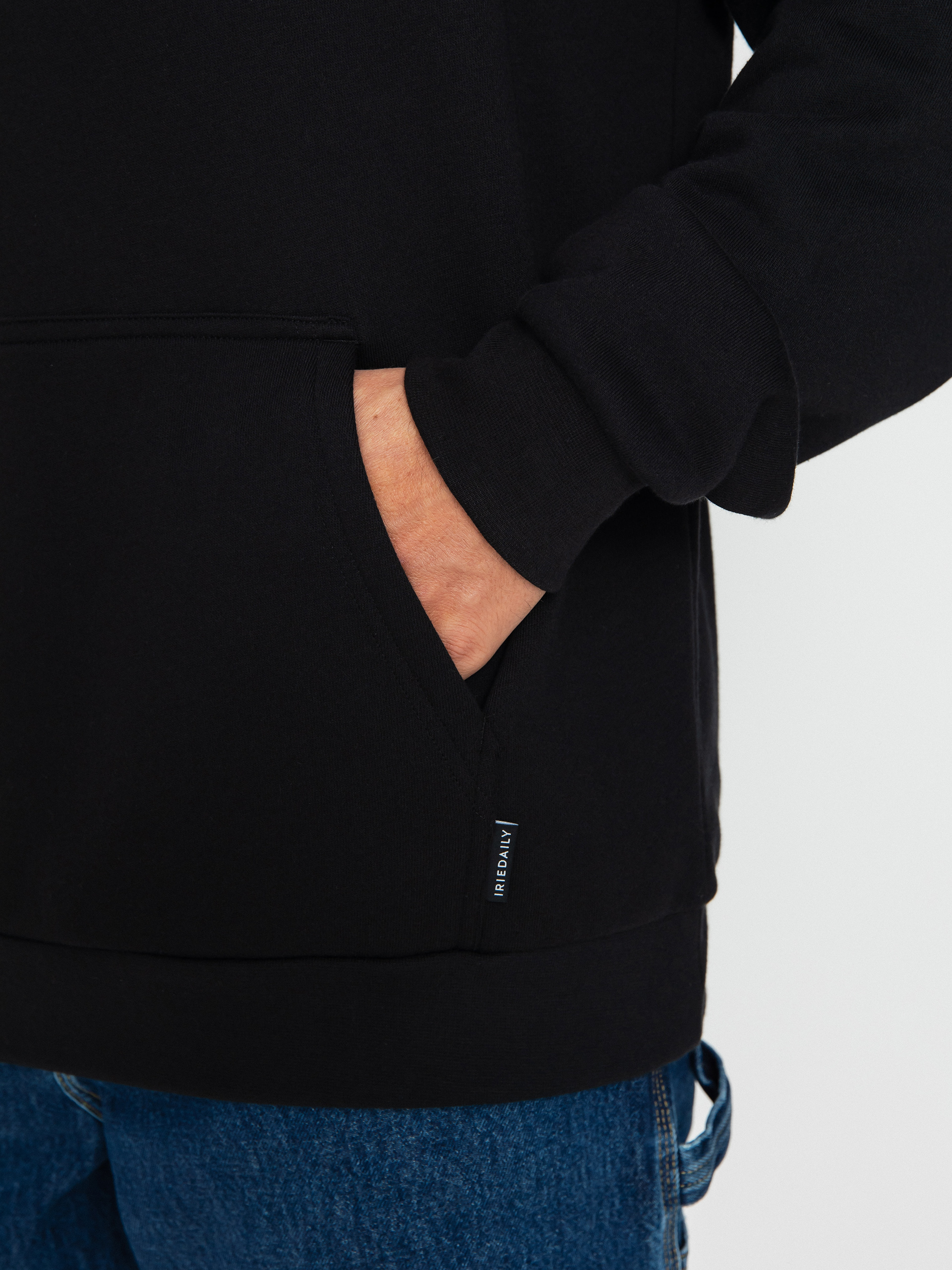 Iriedaily Grin Cat HD Kapucnis pulóver (black)