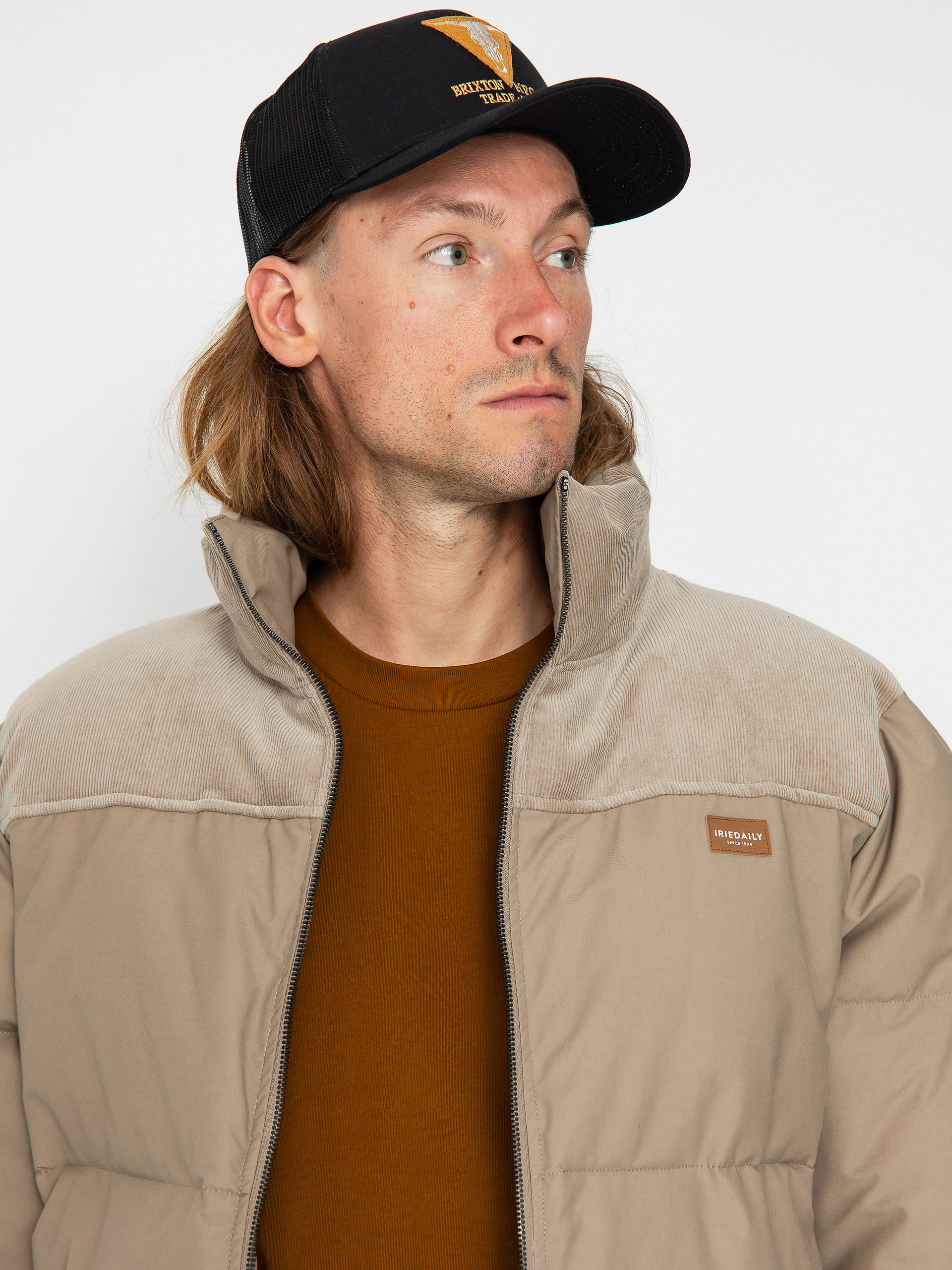 Iriedaily Geocatch Puffer Dzseki (clay)