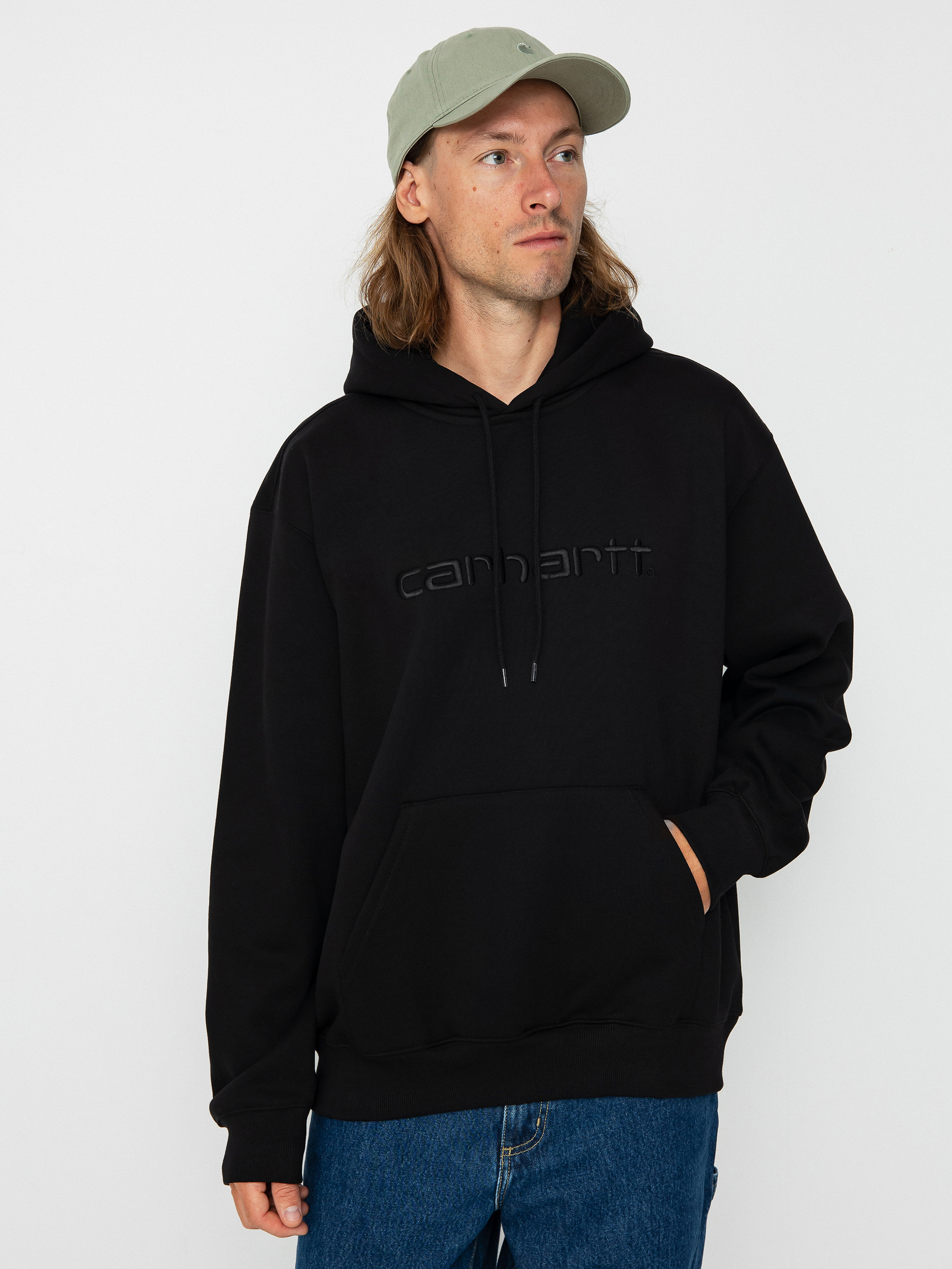 Carhartt WIP Carhartt HD Kapucnis pulóver (black/black)