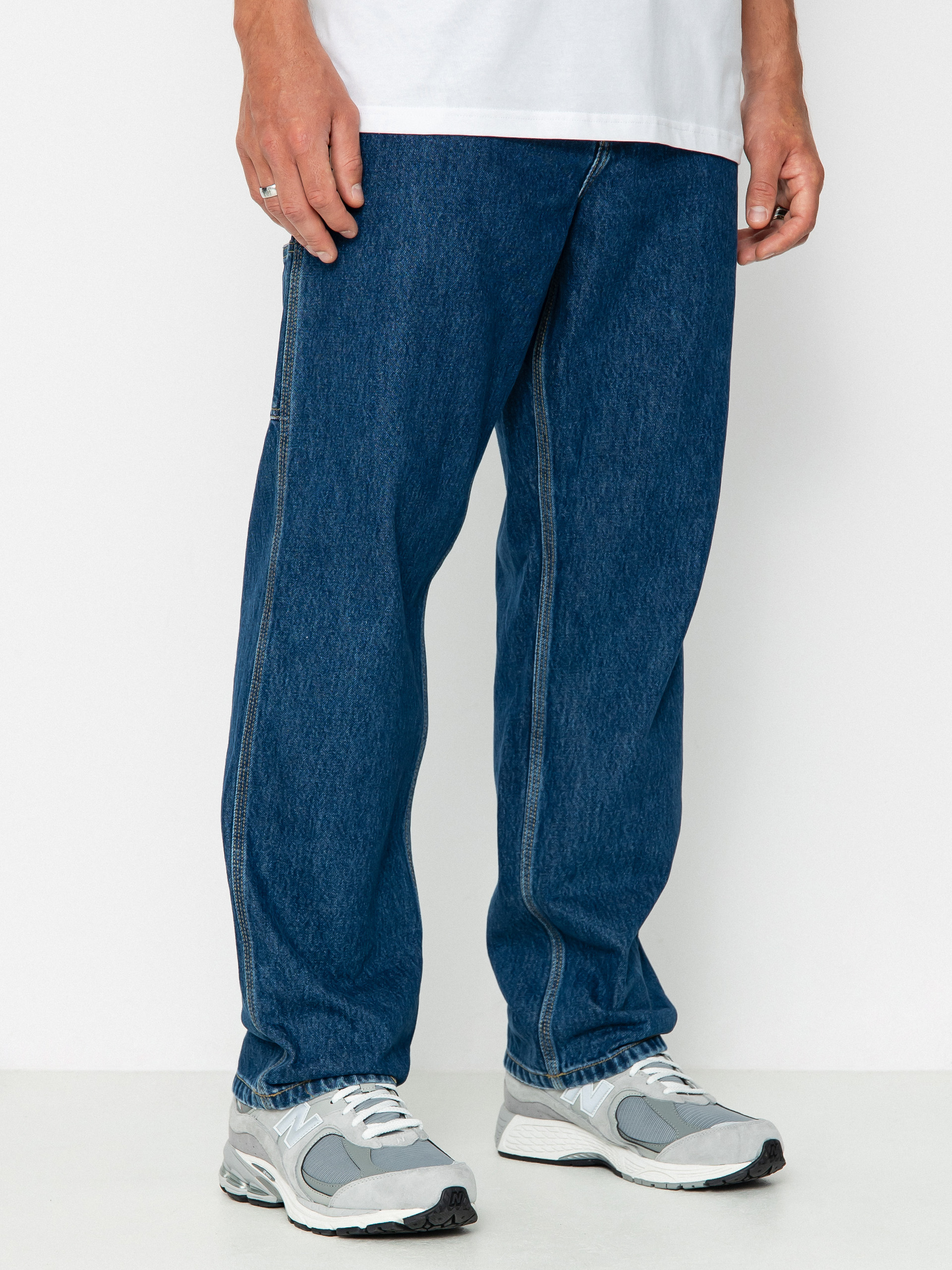 Carhartt WIP Single Knee Kisnadrág (blue)