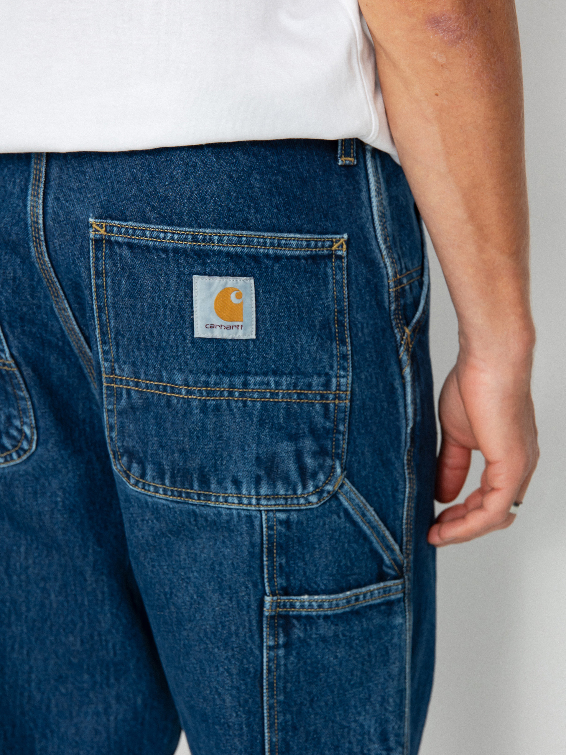 Carhartt WIP Single Knee Kisnadrág (blue)