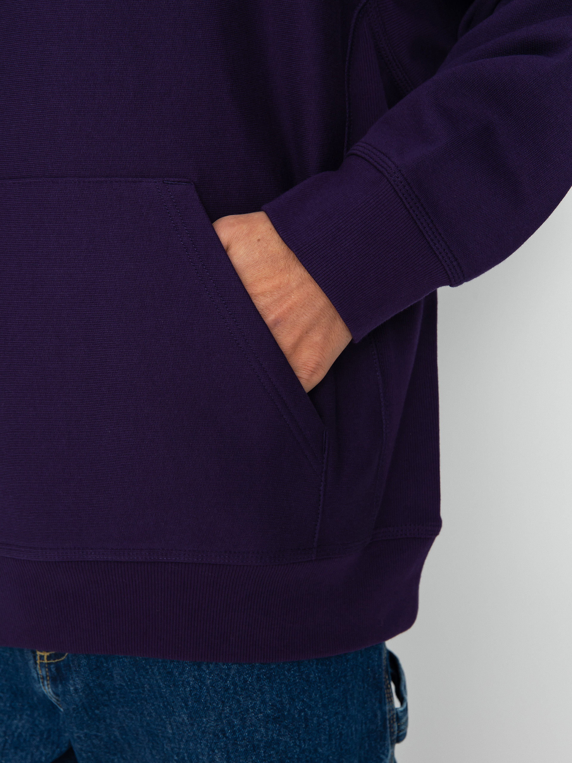 Carhartt WIP American Script HD Kapucnis pulóver (cassis)