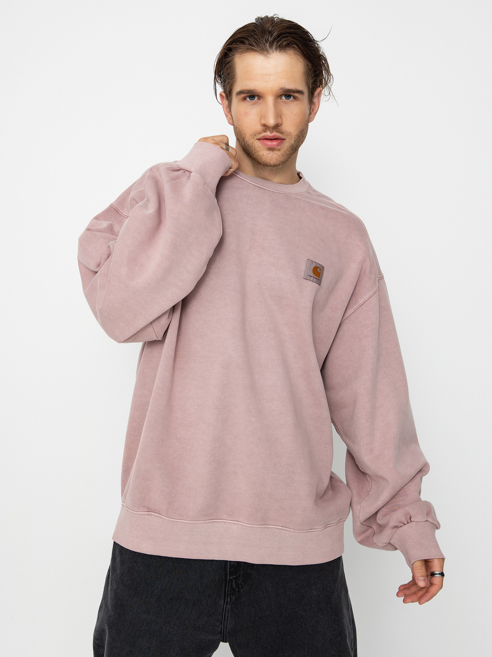 Carhartt WIP Vista Pulóver (glassy pink)
