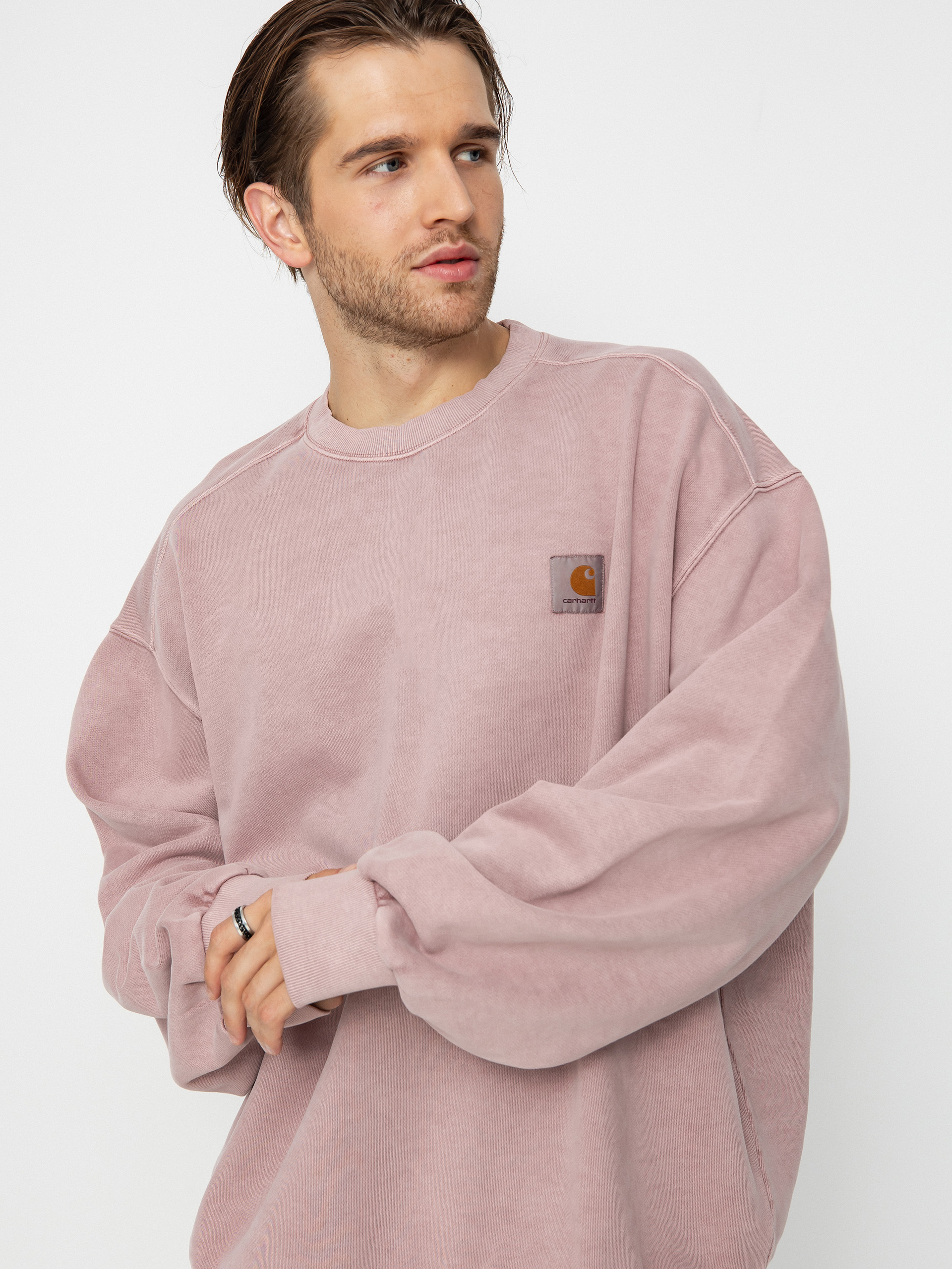 Carhartt WIP Vista Pulóver (glassy pink)
