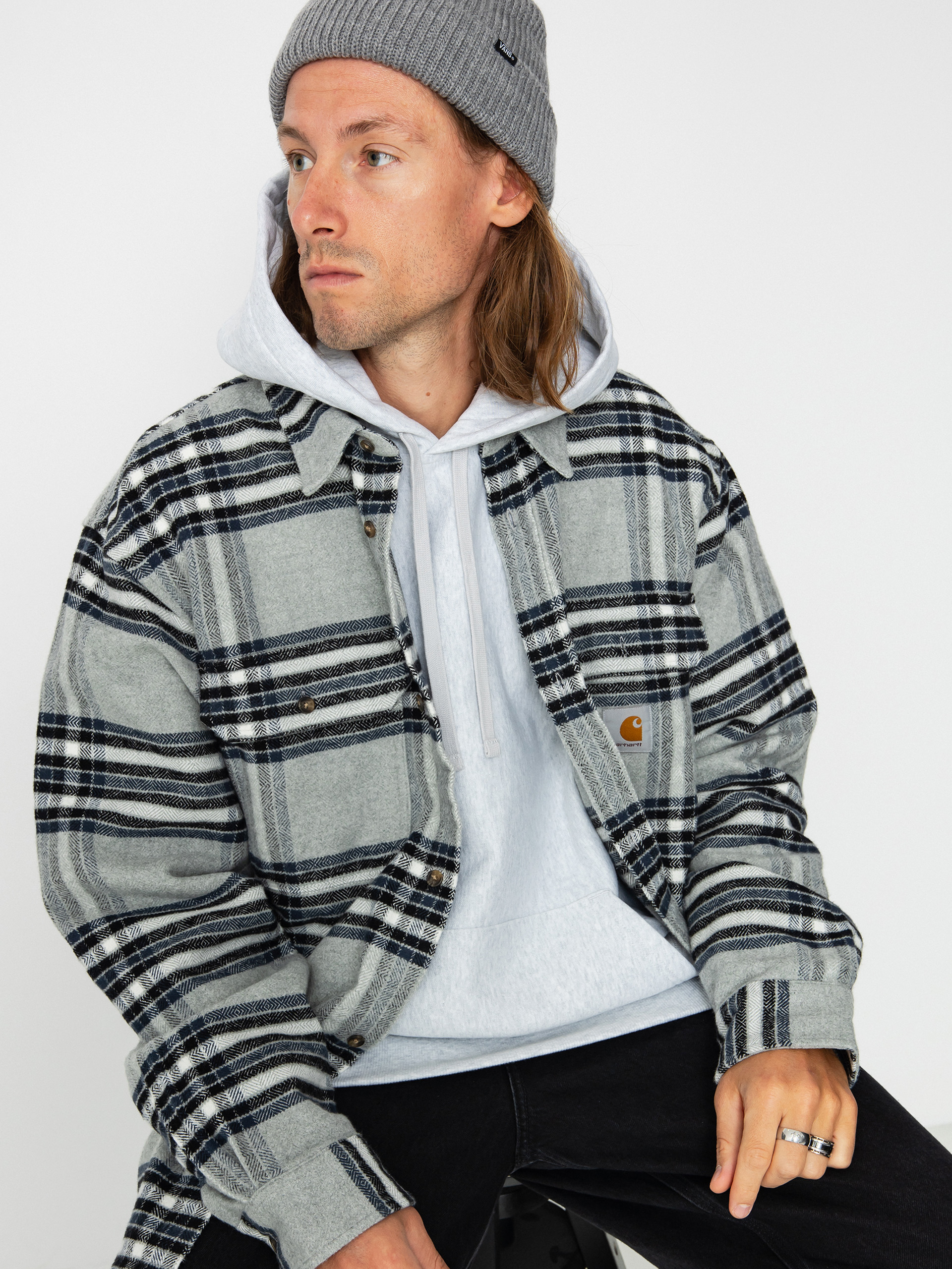 Carhartt WIP Hawkins Ing (hawkins check grey heather/blue)