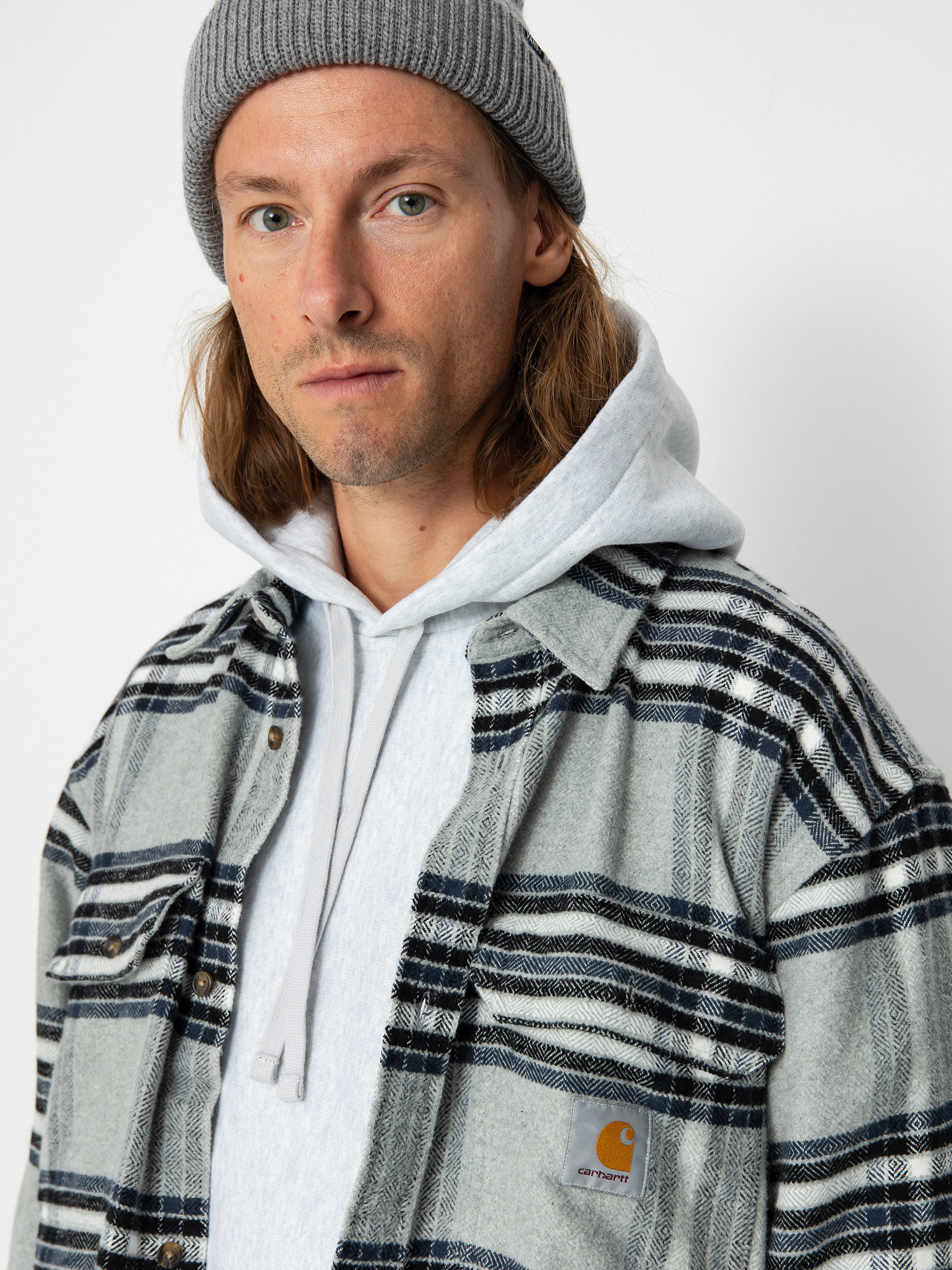 Carhartt WIP Hawkins Ing (hawkins check grey heather/blue)