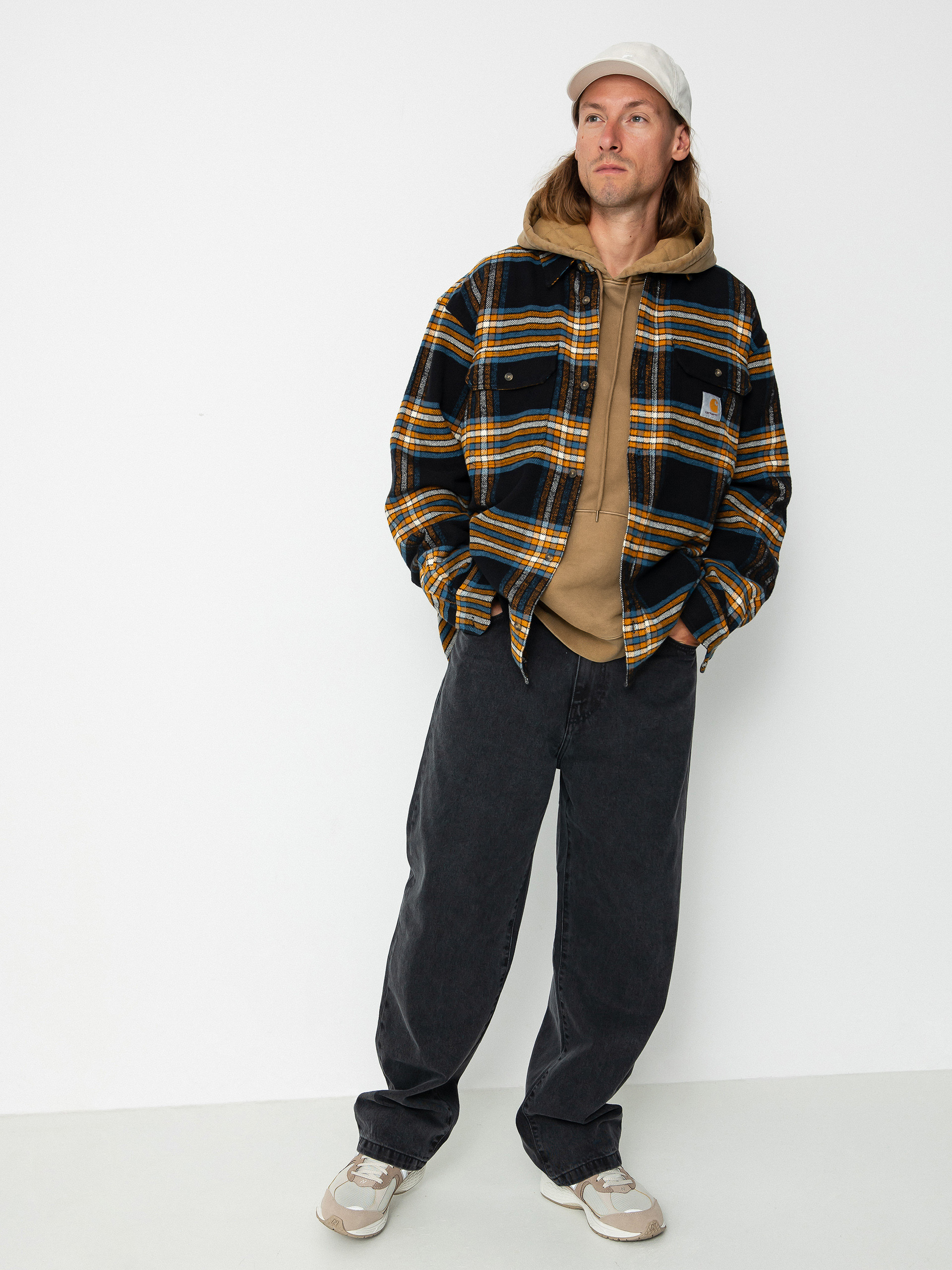 Carhartt WIP Hawkins Ing (hawkins check black/prussian blue)