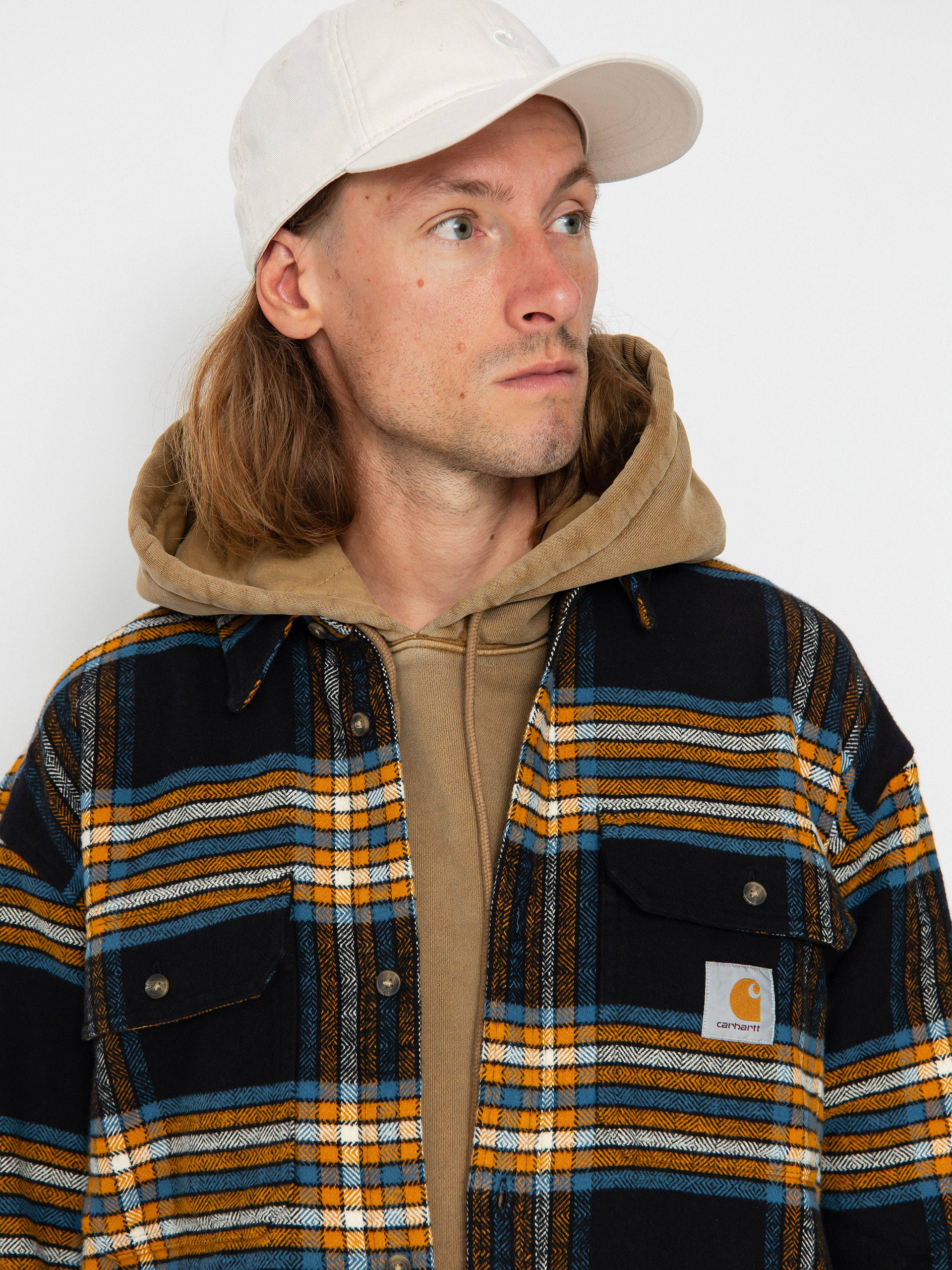 Carhartt WIP Hawkins Ing (hawkins check black/prussian blue)