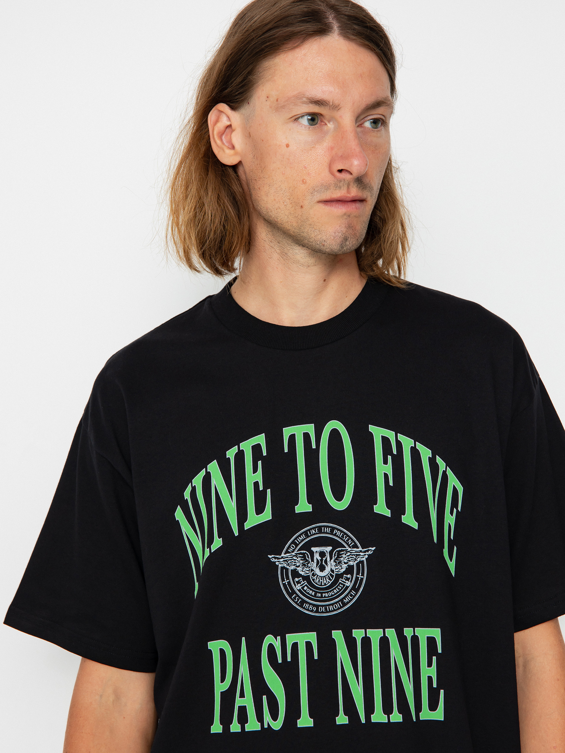 Carhartt WIP Nine To Five Past Nine Póló (black)