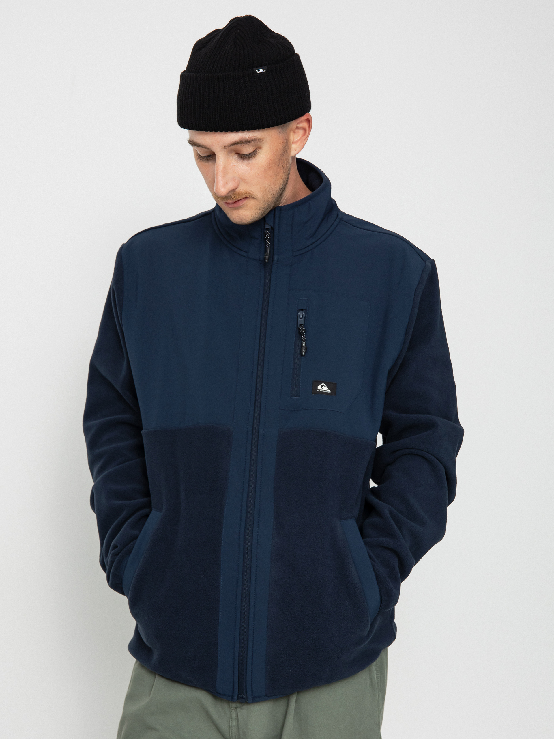 Férfi Quiksilver Fz Polár pulóver (navy blazer)