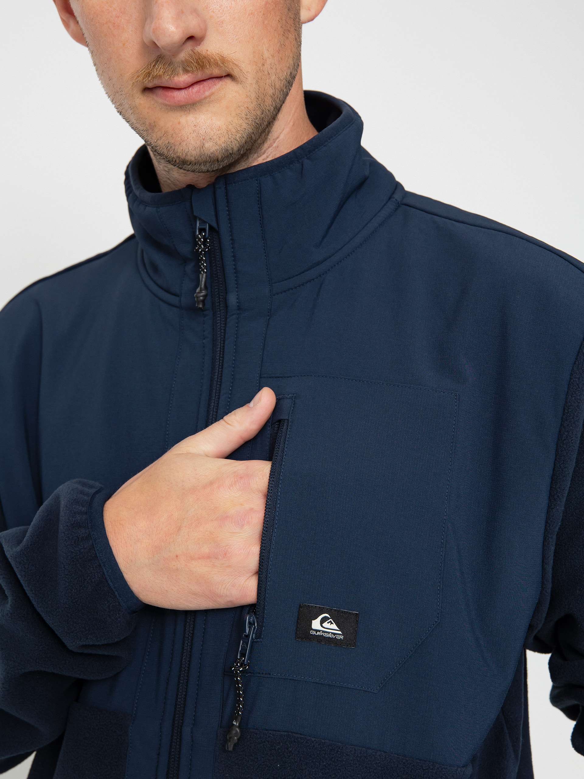 Férfi Quiksilver Fz Polár pulóver (navy blazer)