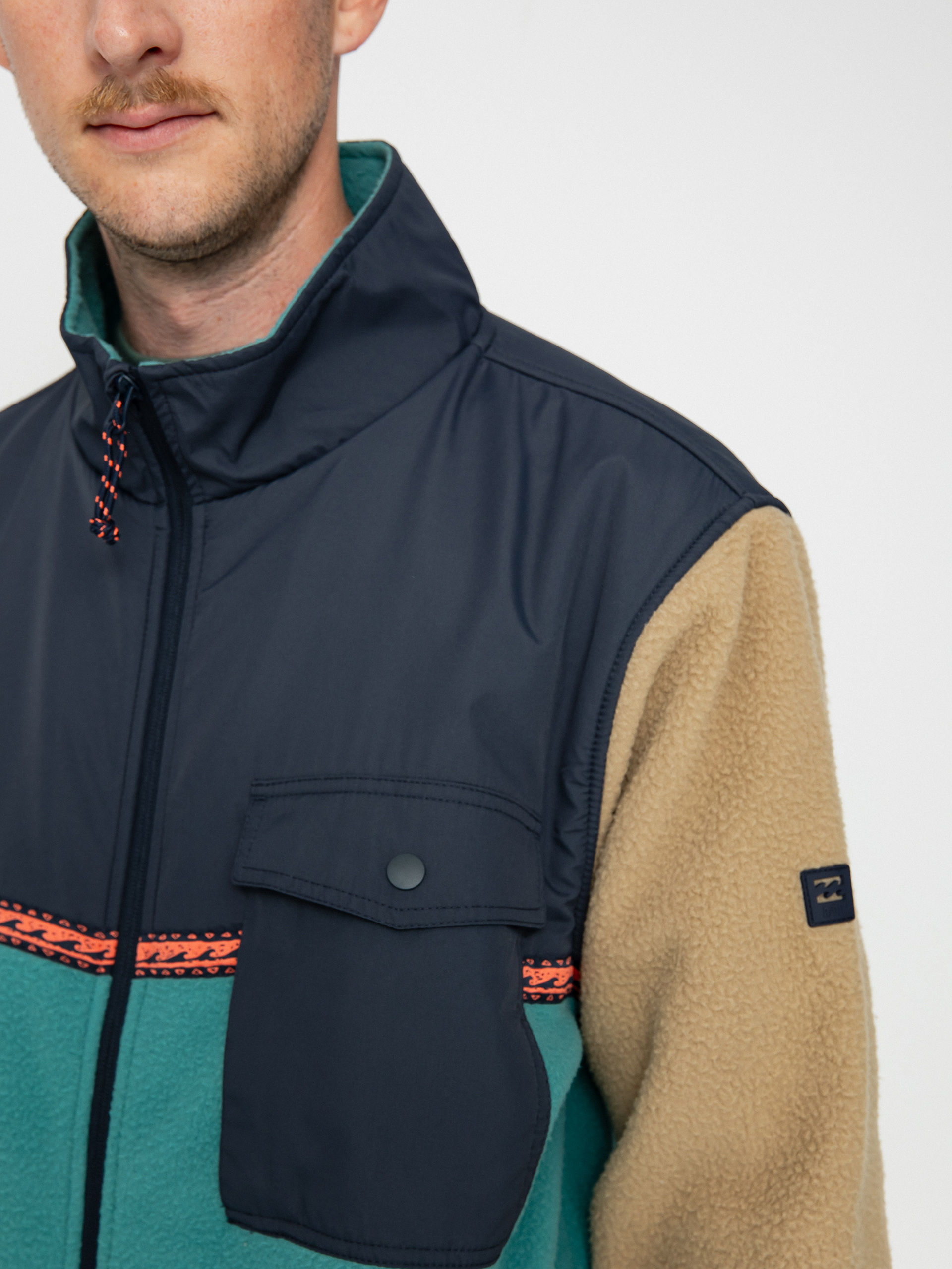 Férfi Billabong Boundary Trail Polár pulóver (pacific)