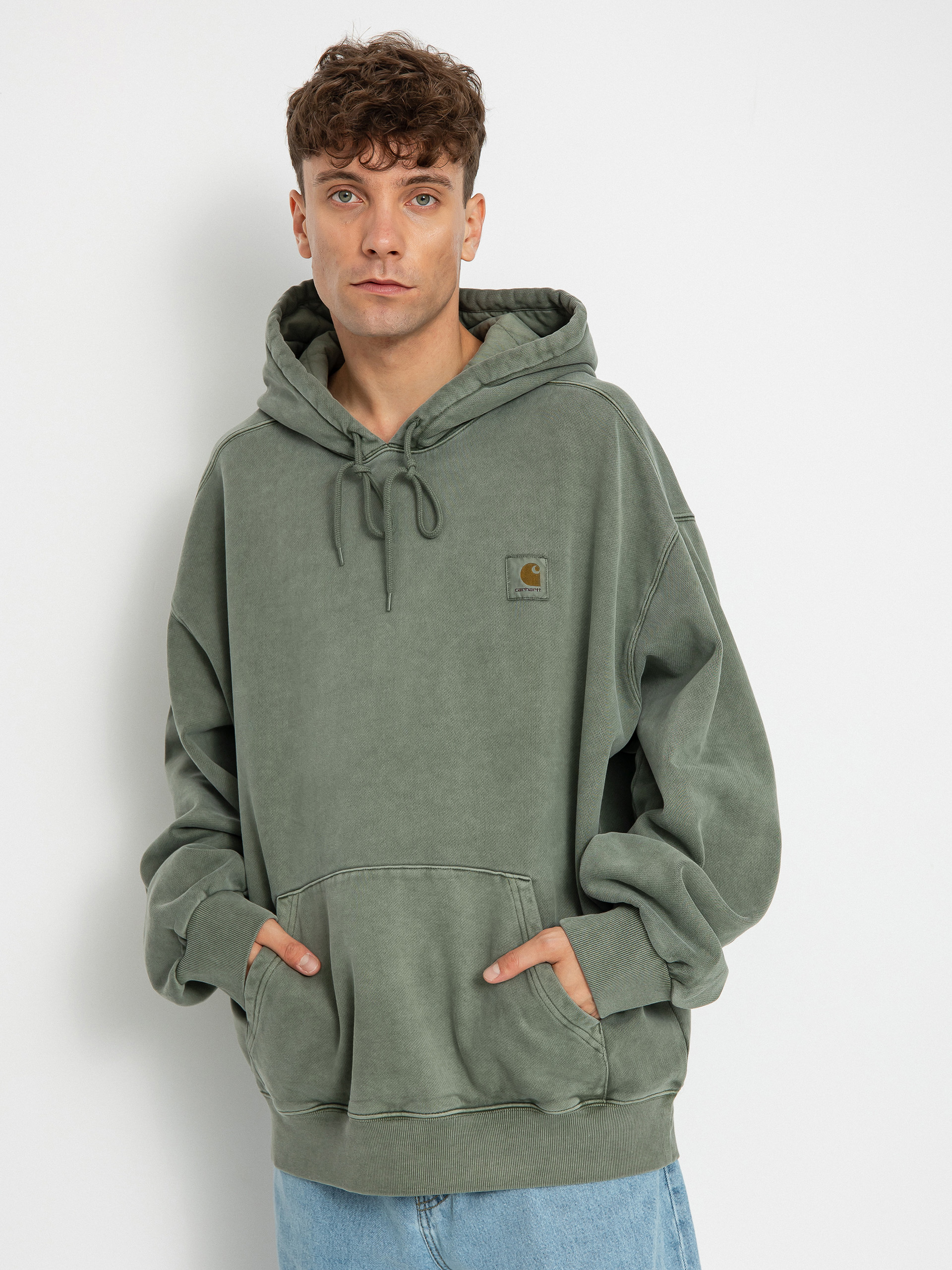 Carhartt WIP Vista HD Kapucnis pulóver (smoke green)