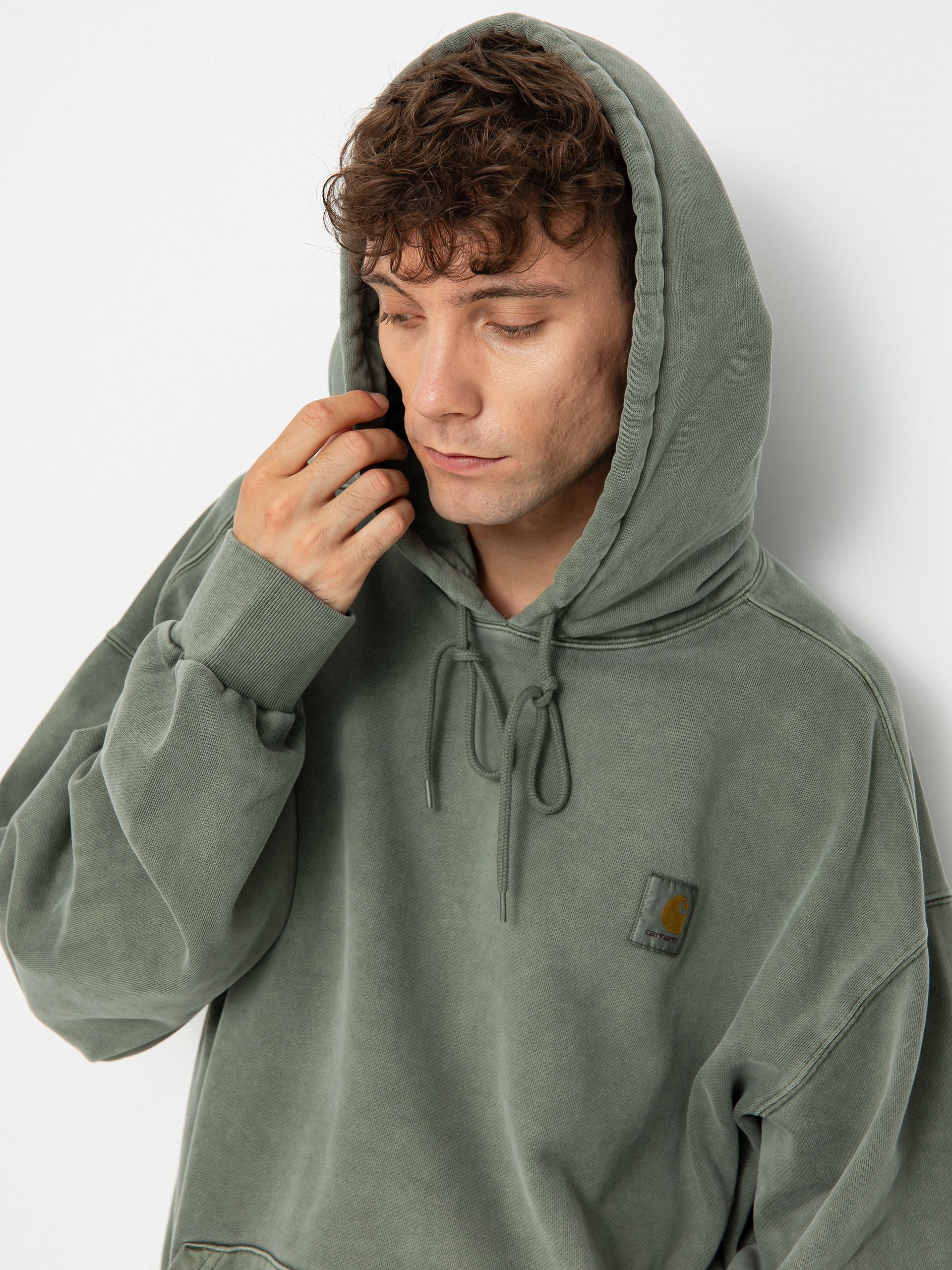 Carhartt WIP Vista HD Kapucnis pulóver (smoke green)