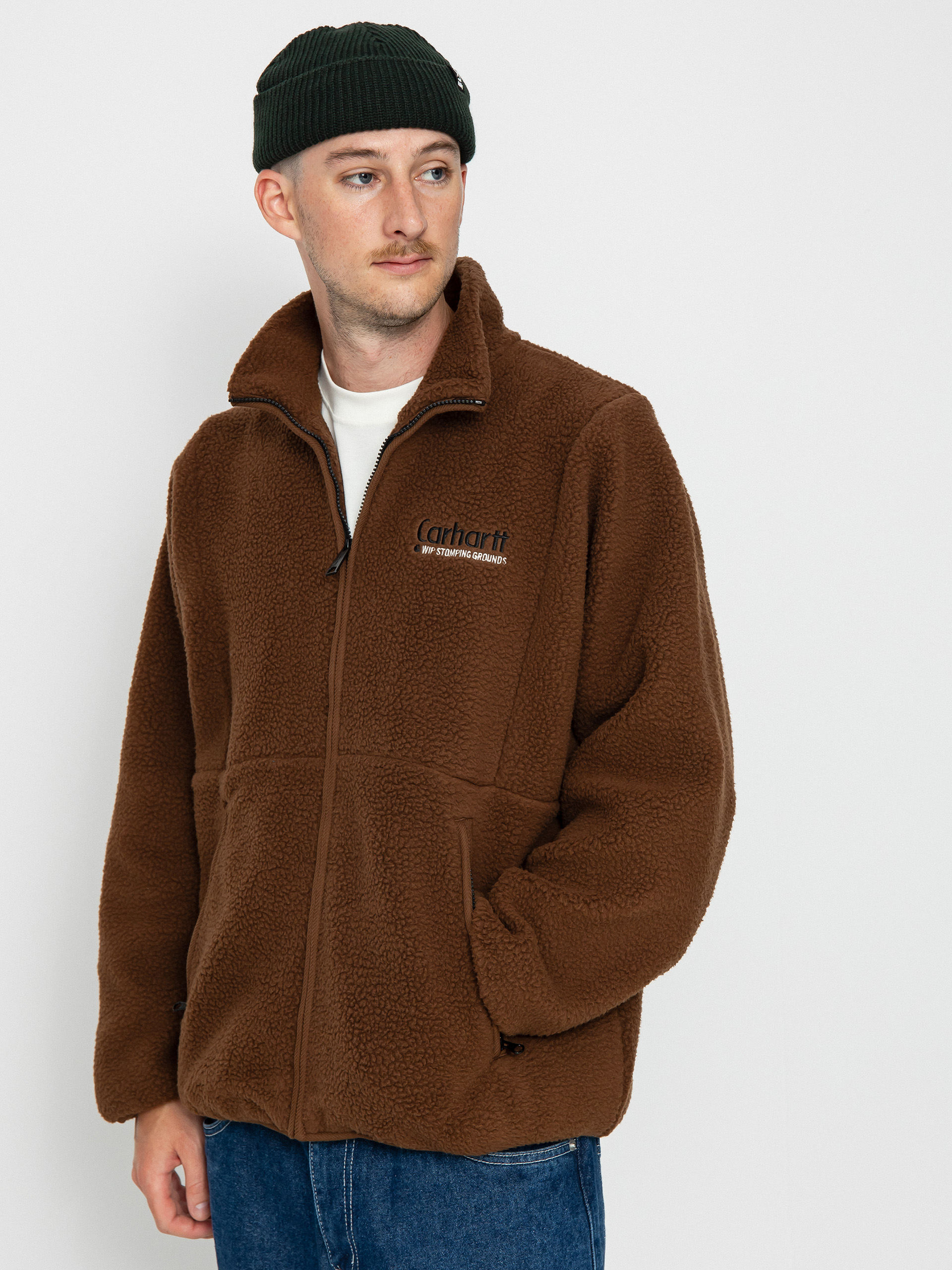 Carhartt WIP Draper Liner Polár pulóver (tamarind)