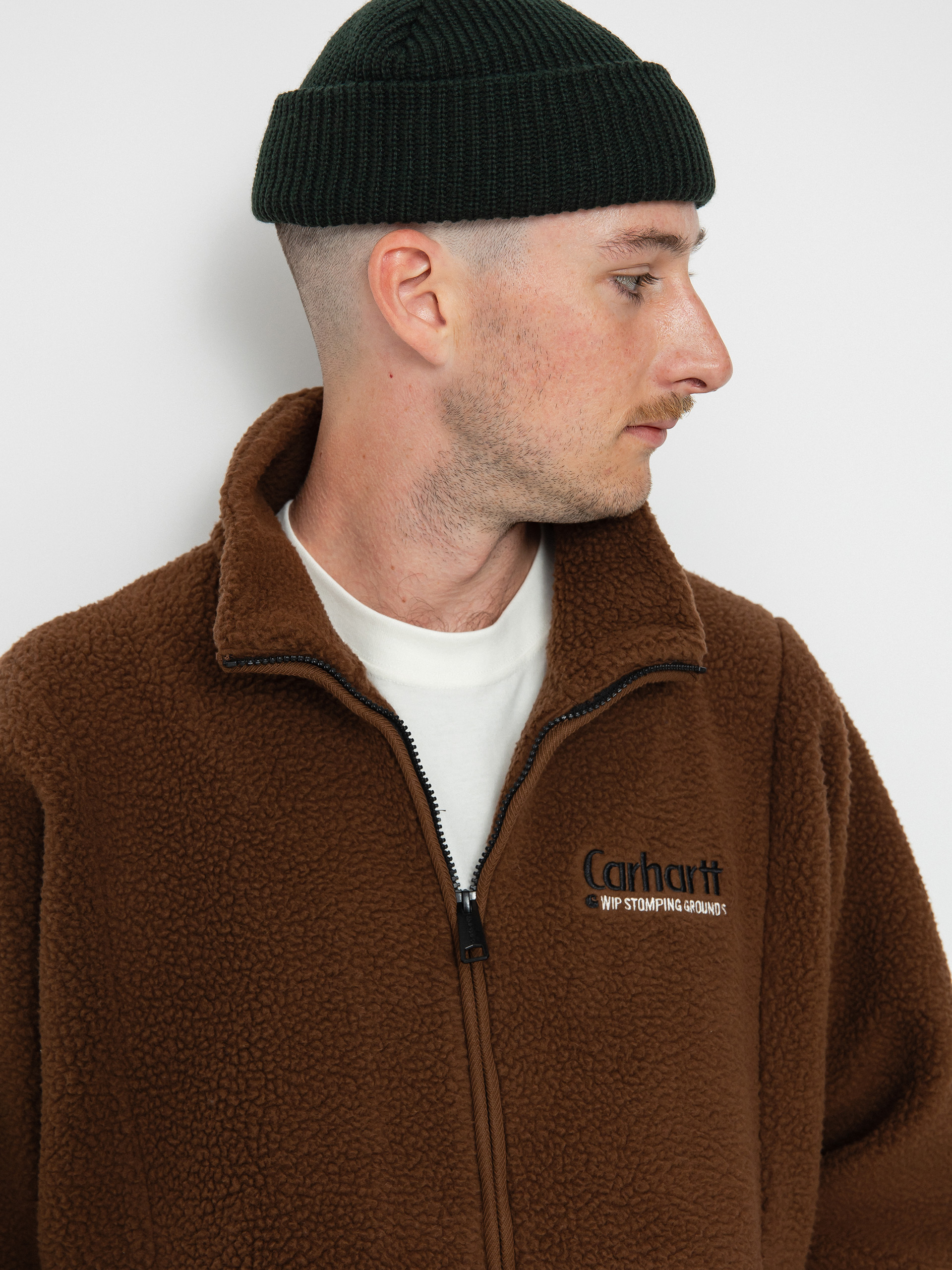 Carhartt WIP Draper Liner Polár pulóver (tamarind)