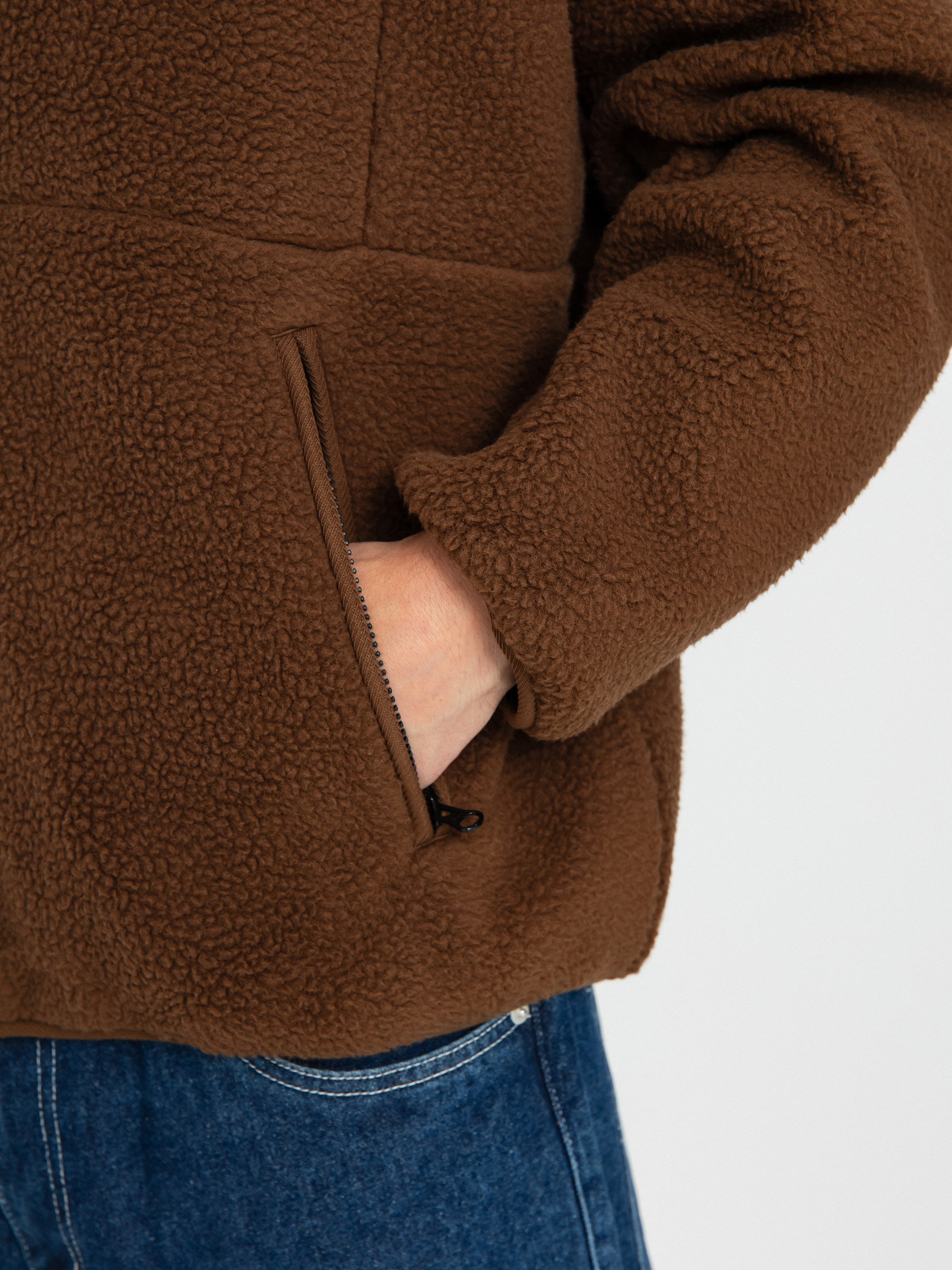 Carhartt WIP Draper Liner Polár pulóver (tamarind)