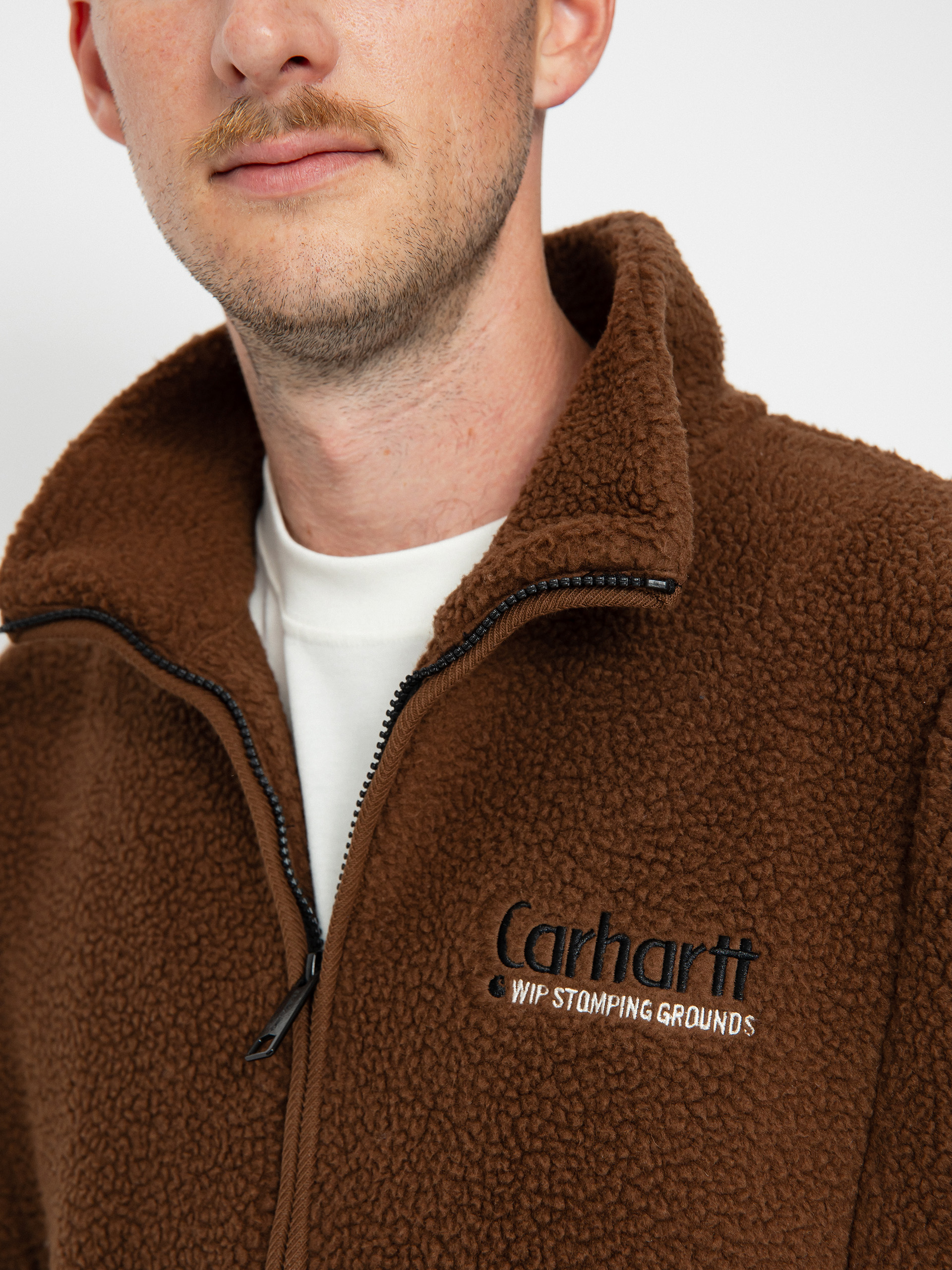 Carhartt WIP Draper Liner Polár pulóver (tamarind)