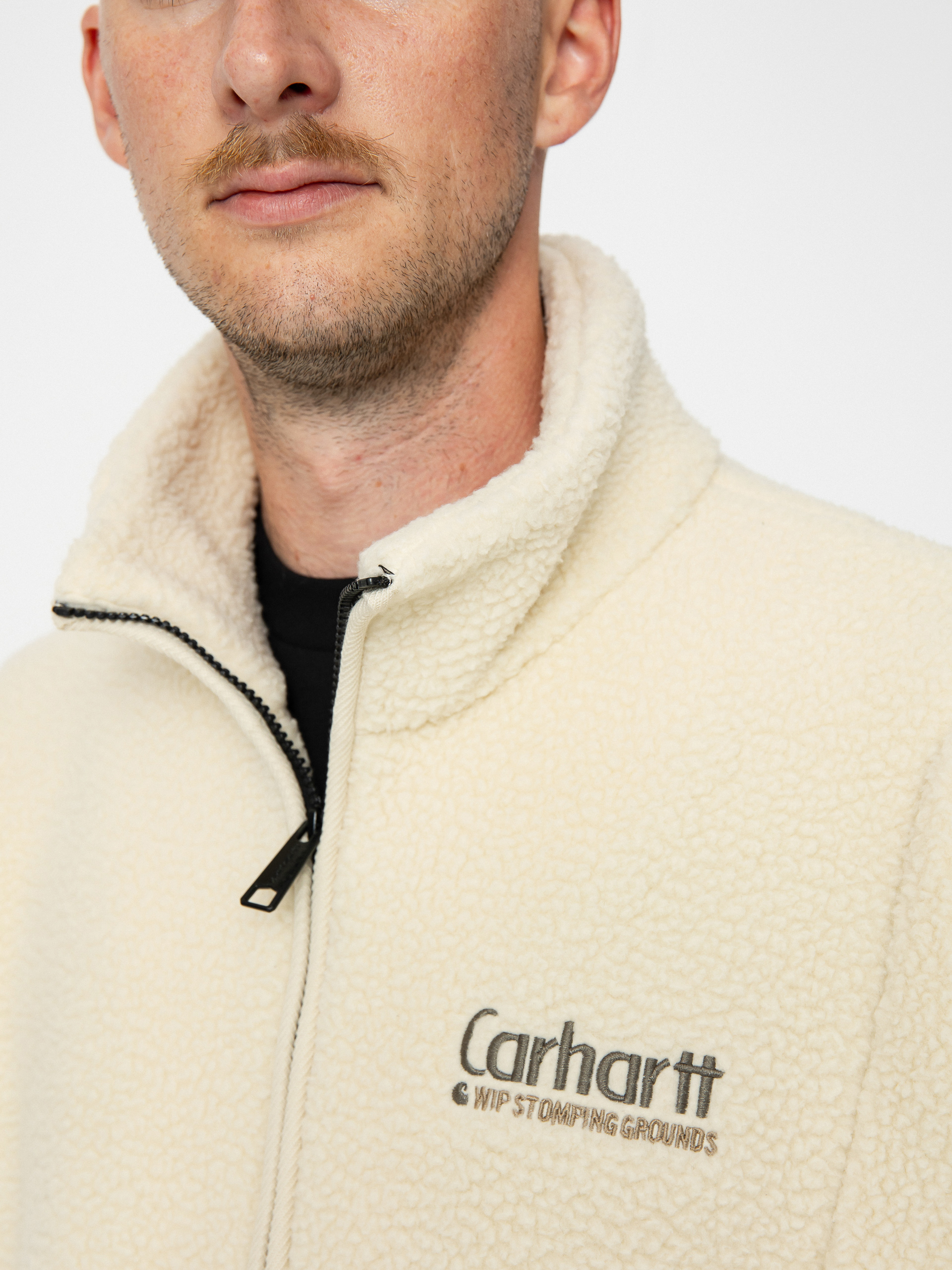 Carhartt WIP Draper Liner Polár pulóver (salt)