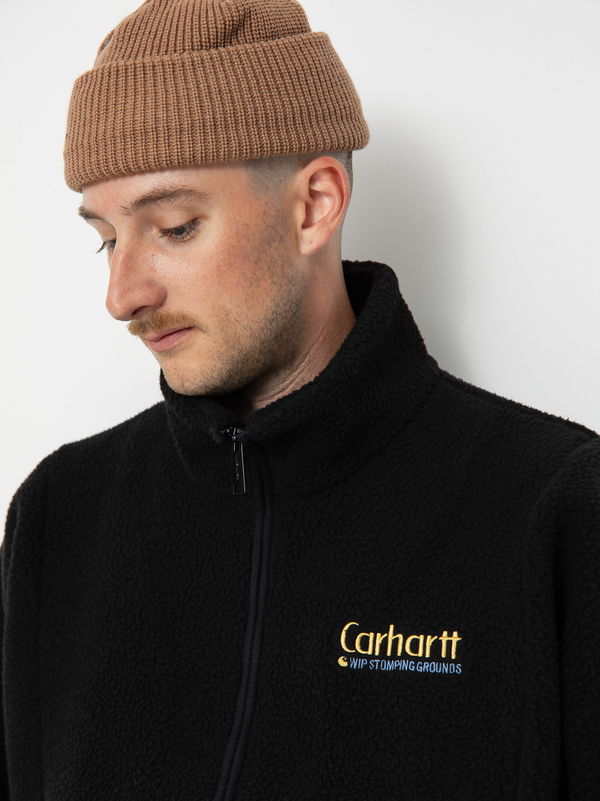 Carhartt WIP Draper Liner Polár pulóver (black)