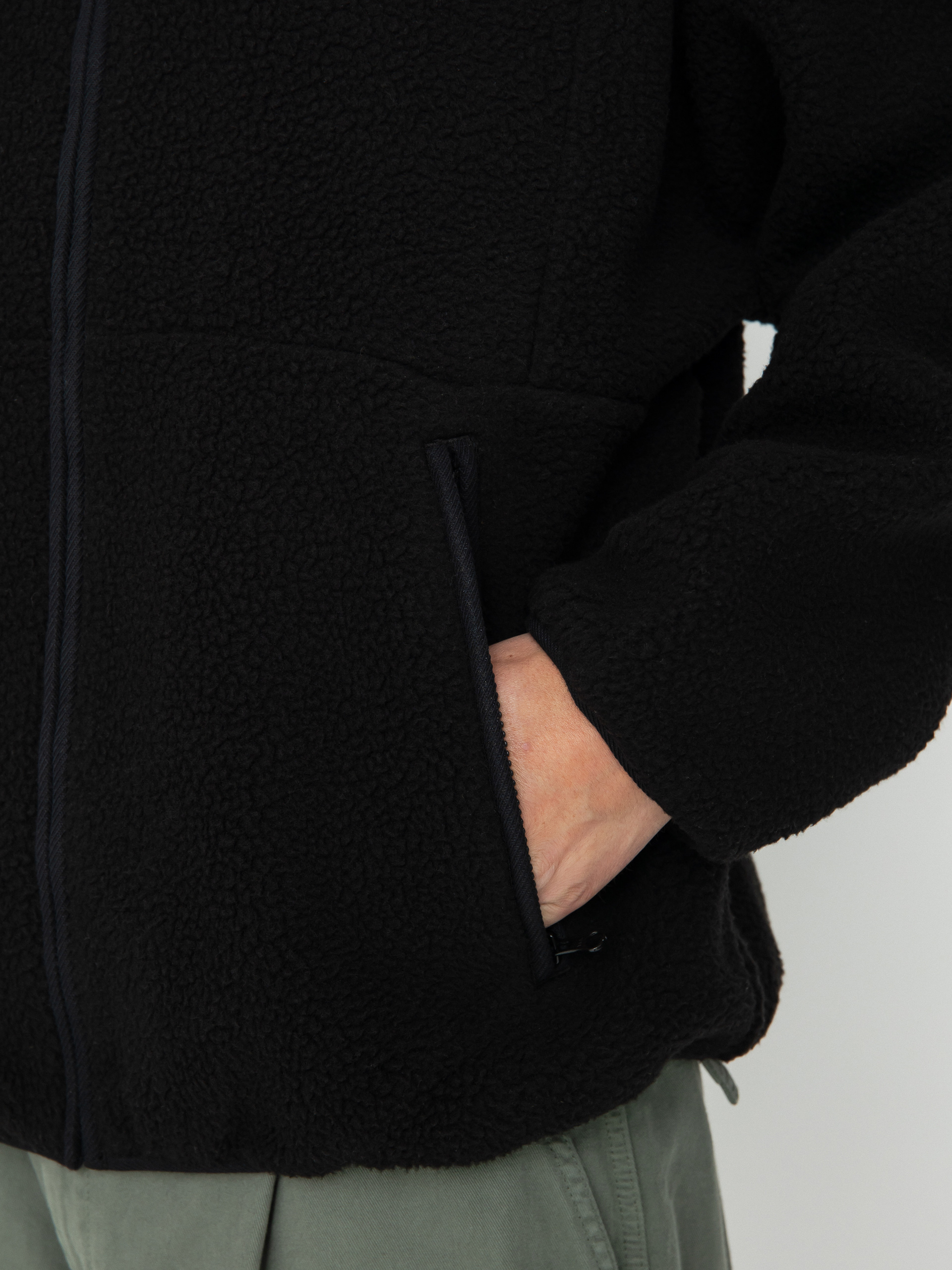 Carhartt WIP Draper Liner Polár pulóver (black)